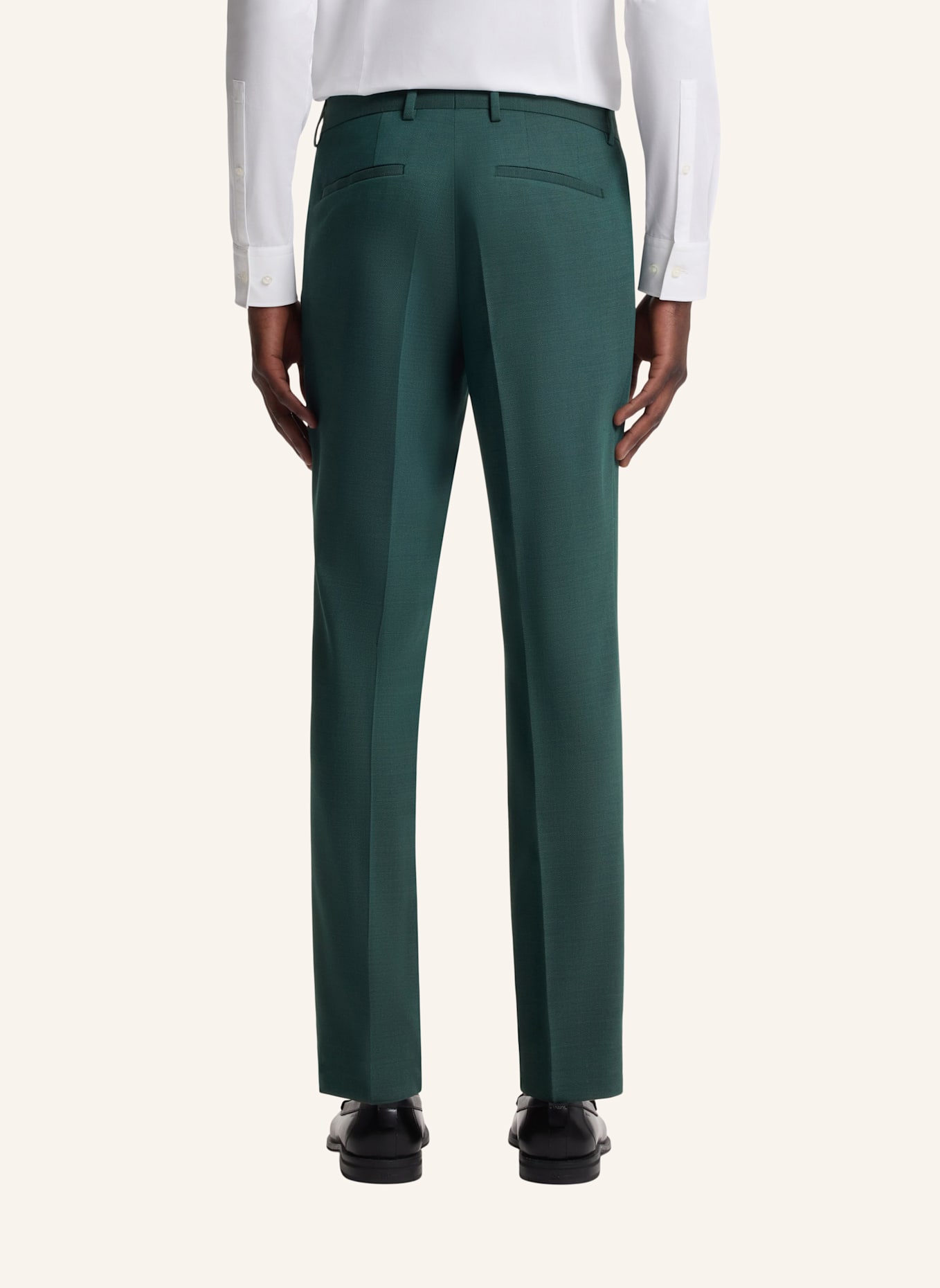 HUGO Business Anzug HENRY-GETLIN253X Slim Fit: DUNKELGRÜN