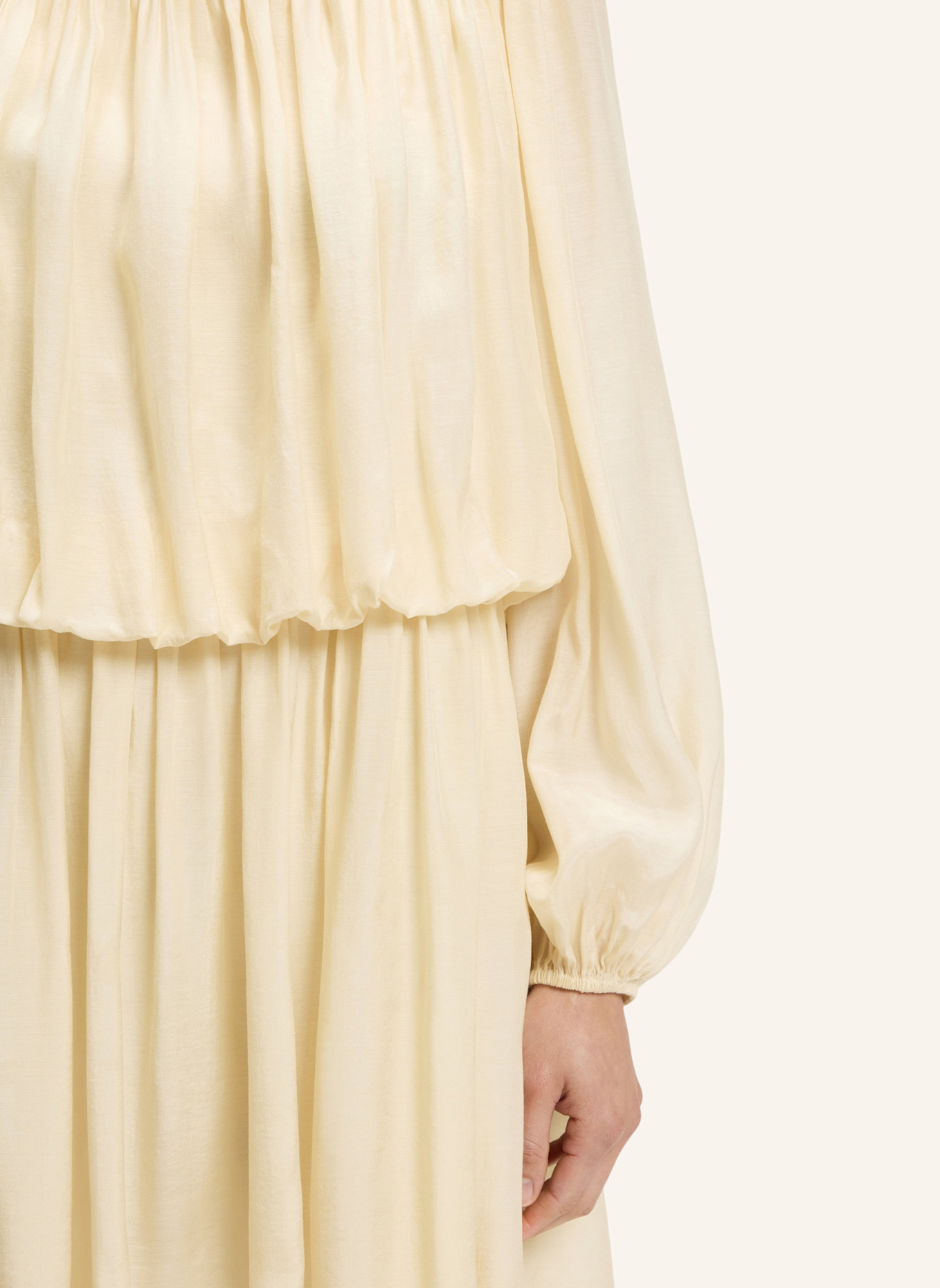 BOSS Business Kleid C_DALISA Relaxed Fit: HELLGELB