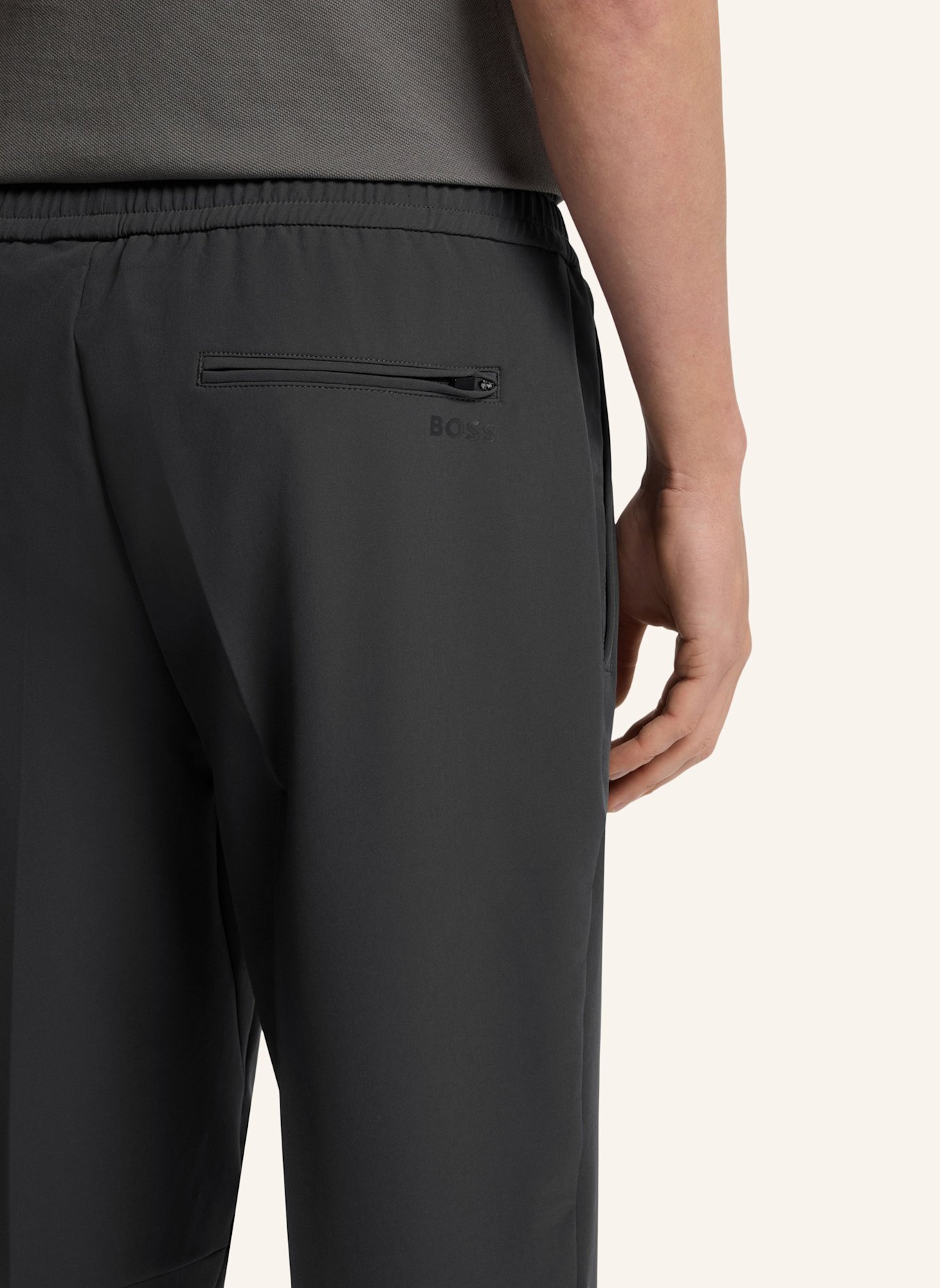 BOSS Chino FLEX Tapered Fit: DUNKELGRAU