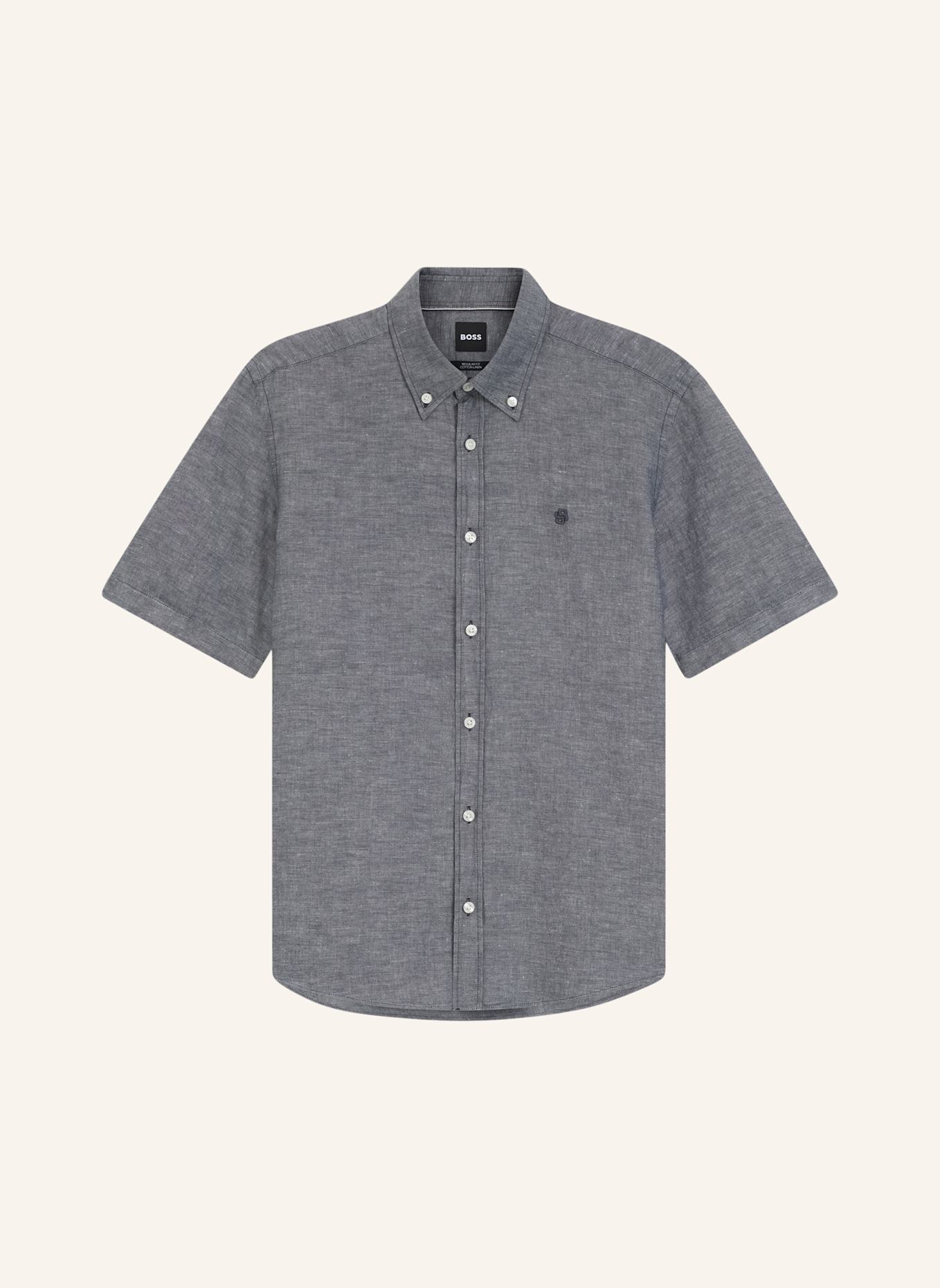 BOSS Casual Hemd H-LIAM-BD-SH-E-C-262 Regular Fit: DUNKELBLAU