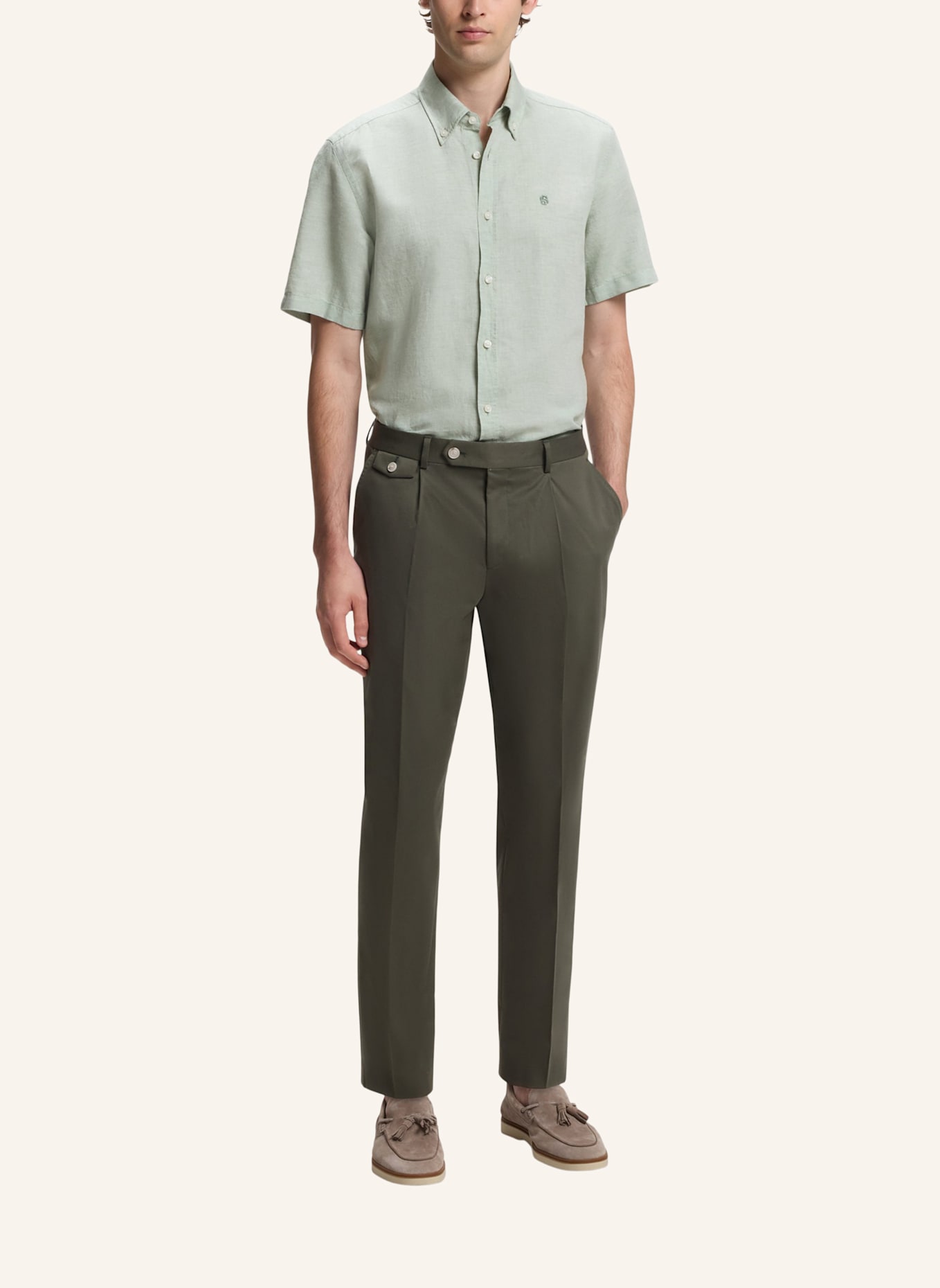 BOSS Casual Hemd H-LIAM-BD-SH-E-C-262 Regular Fit: GRÜN