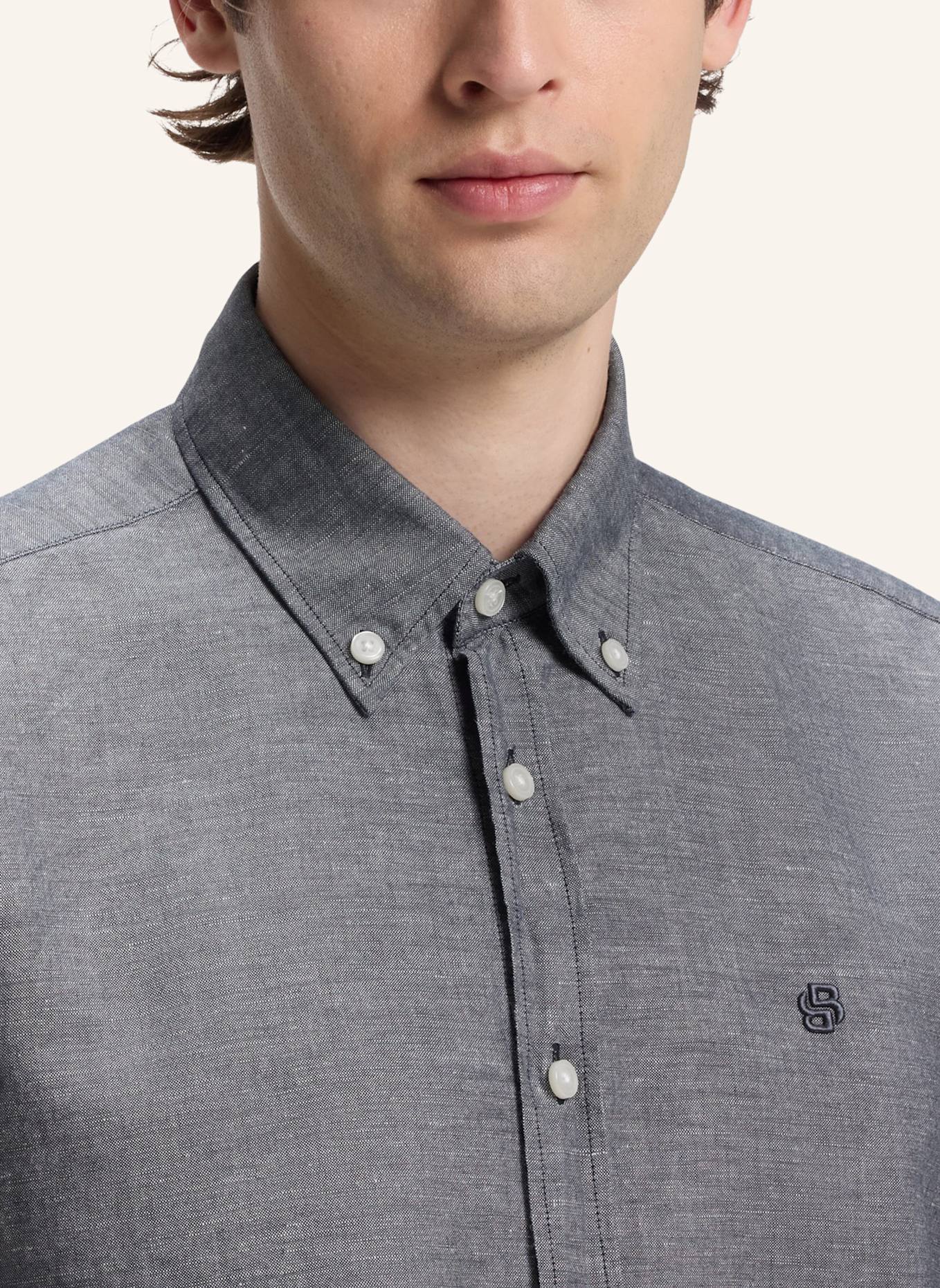 BOSS Casual Hemd H-LIAM-BD-SH-E-C-262 Regular Fit: DUNKELBLAU