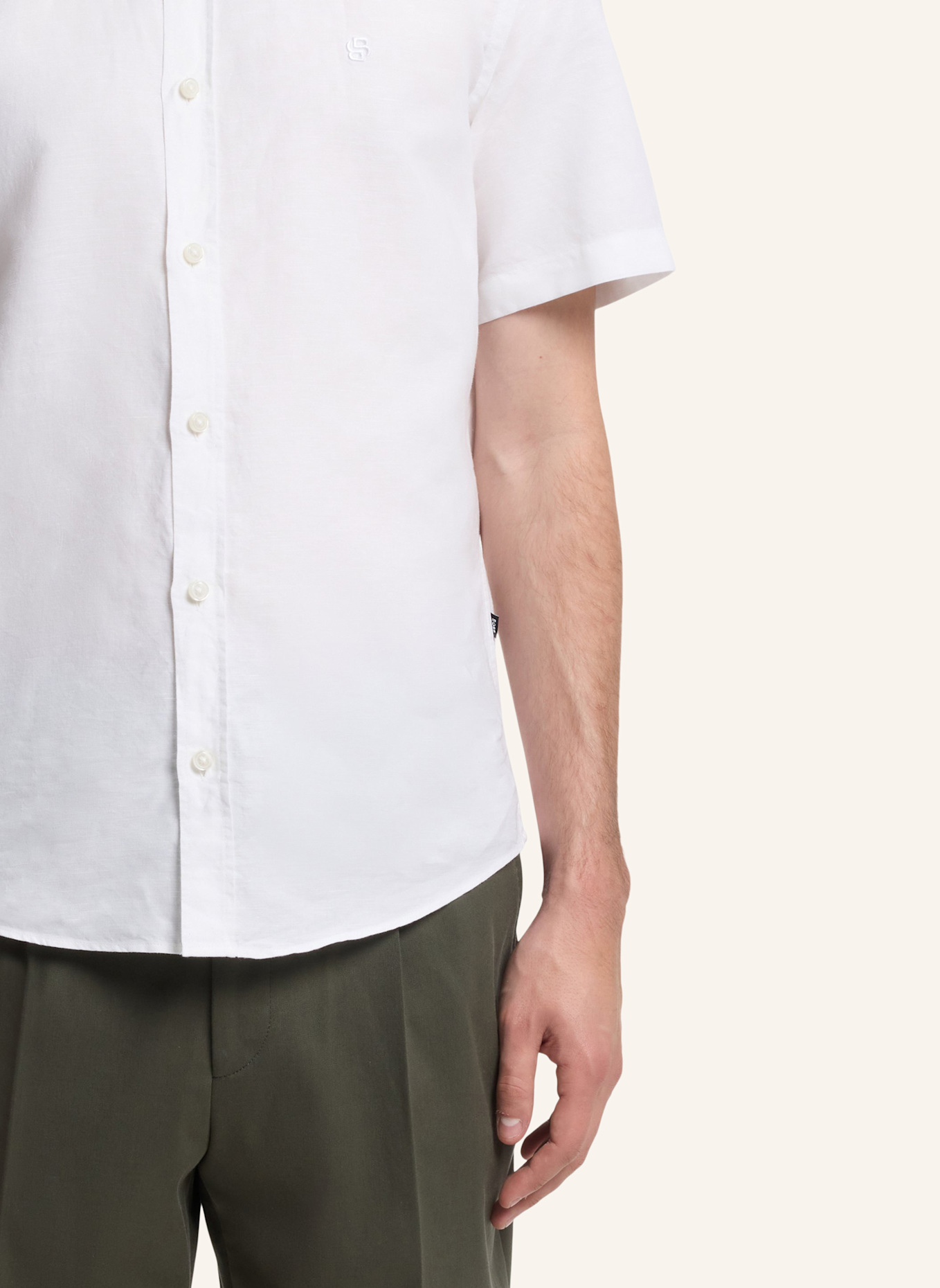 BOSS Casual Hemd H-LIAM-BD-SH-E-C-262 Regular Fit: WEISS