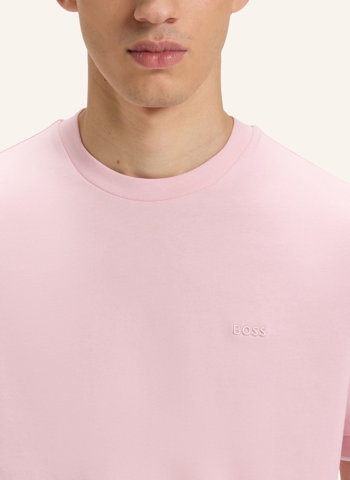 BOSS T-Shirt THOMPSON 250_IN Regular Fit: HELLROSA