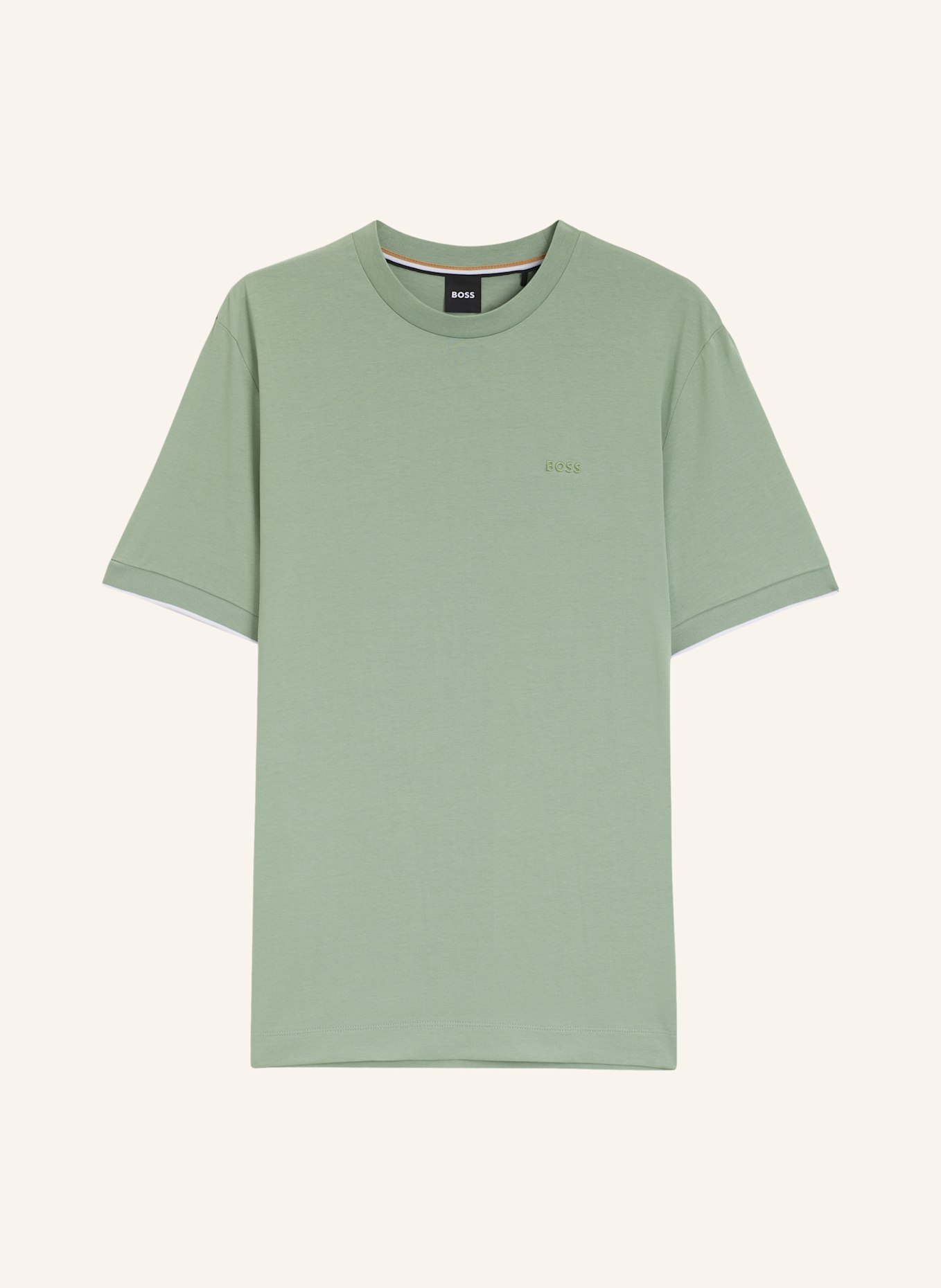 BOSS T-Shirt THOMPSON 250_IN Regular Fit: GRÜN