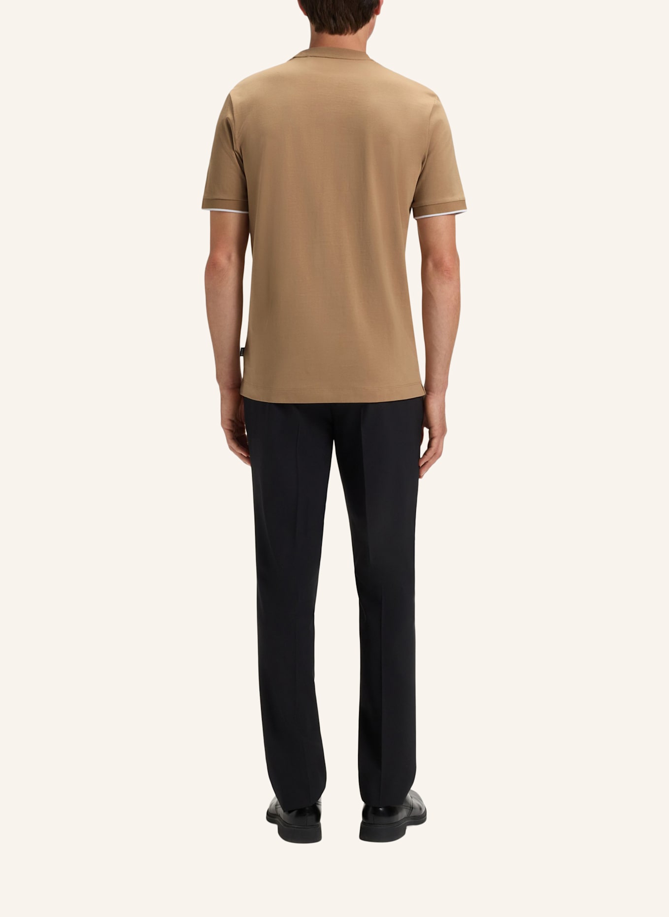 BOSS T-Shirt THOMPSON 250_IN Regular Fit: BEIGE