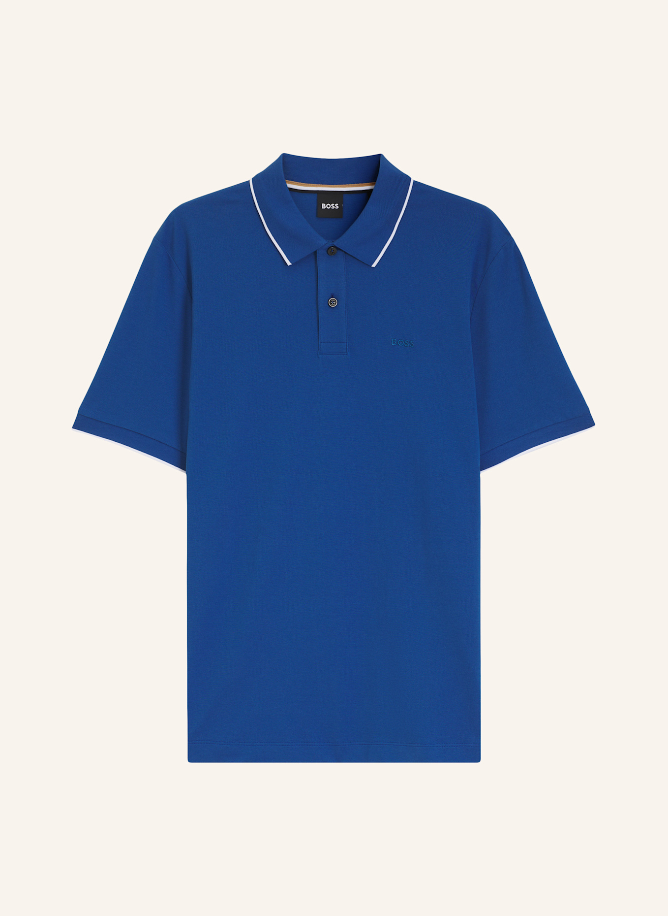 BOSS Poloshirt PARLAY 250_IN Regular Fit: BLAU