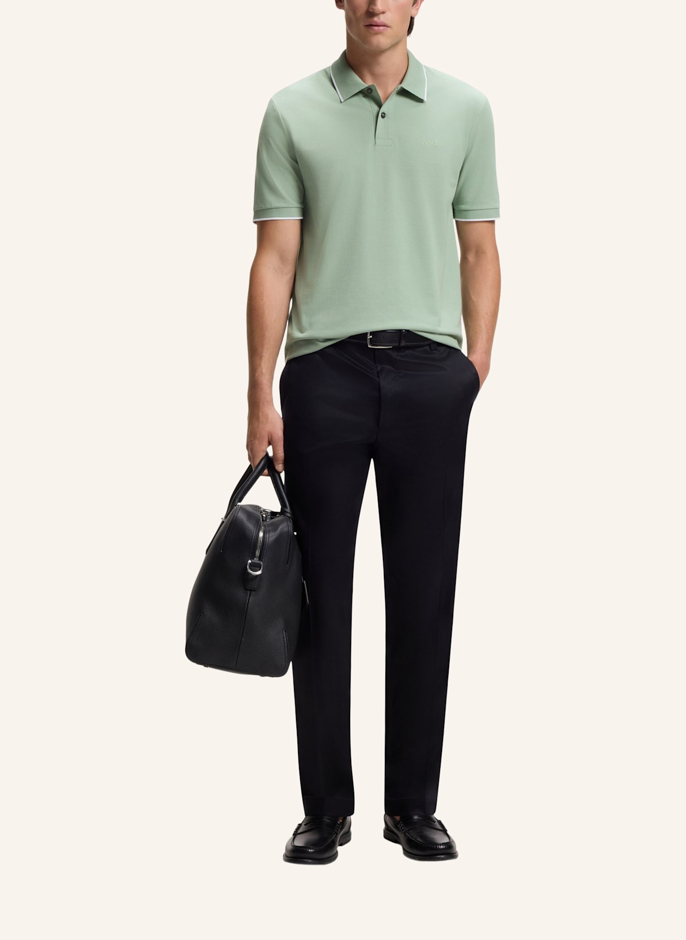 BOSS Poloshirt PARLAY 250_IN Regular Fit: GRÜN