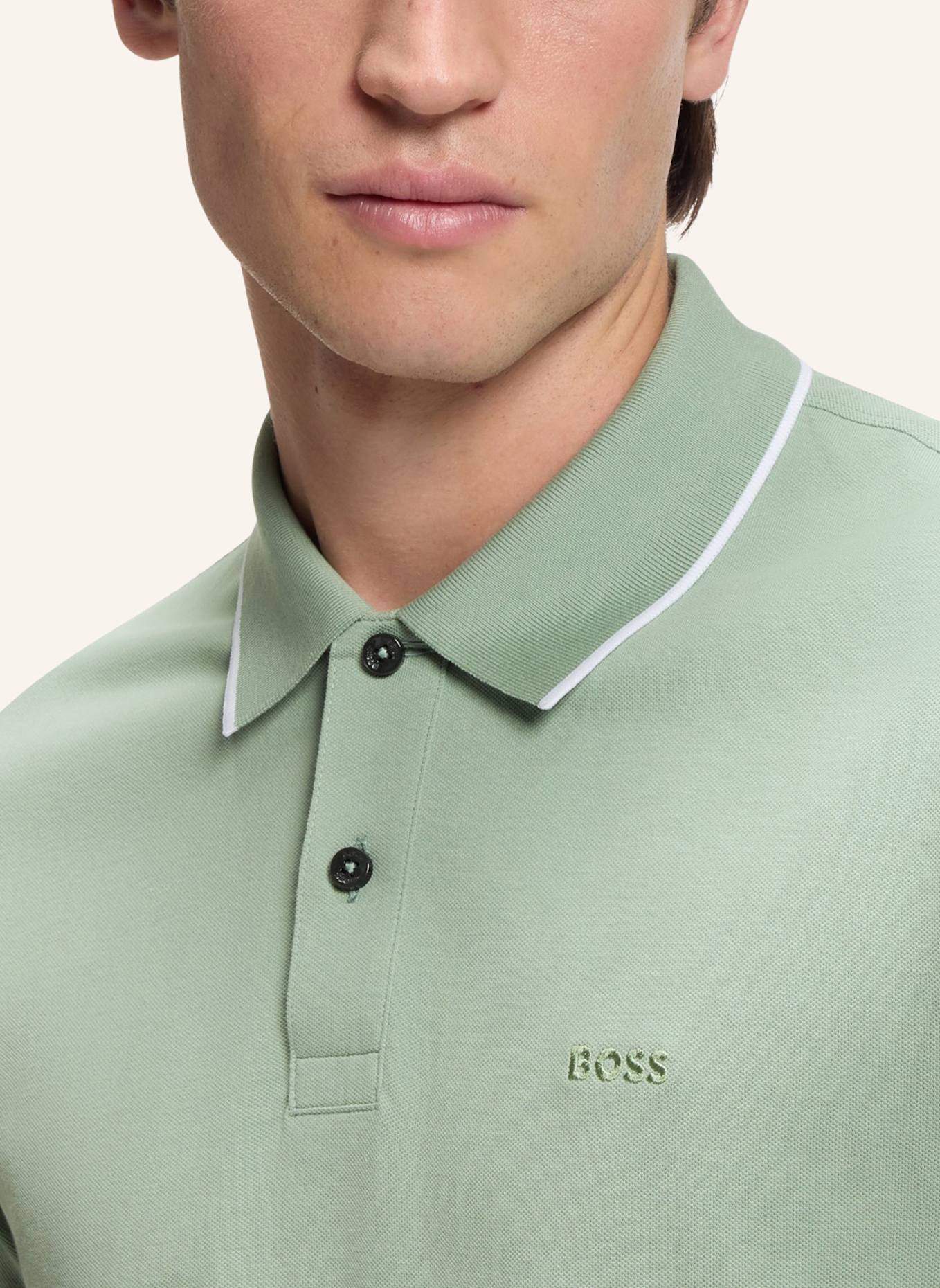 BOSS Poloshirt PARLAY 250_IN Regular Fit: GRÜN