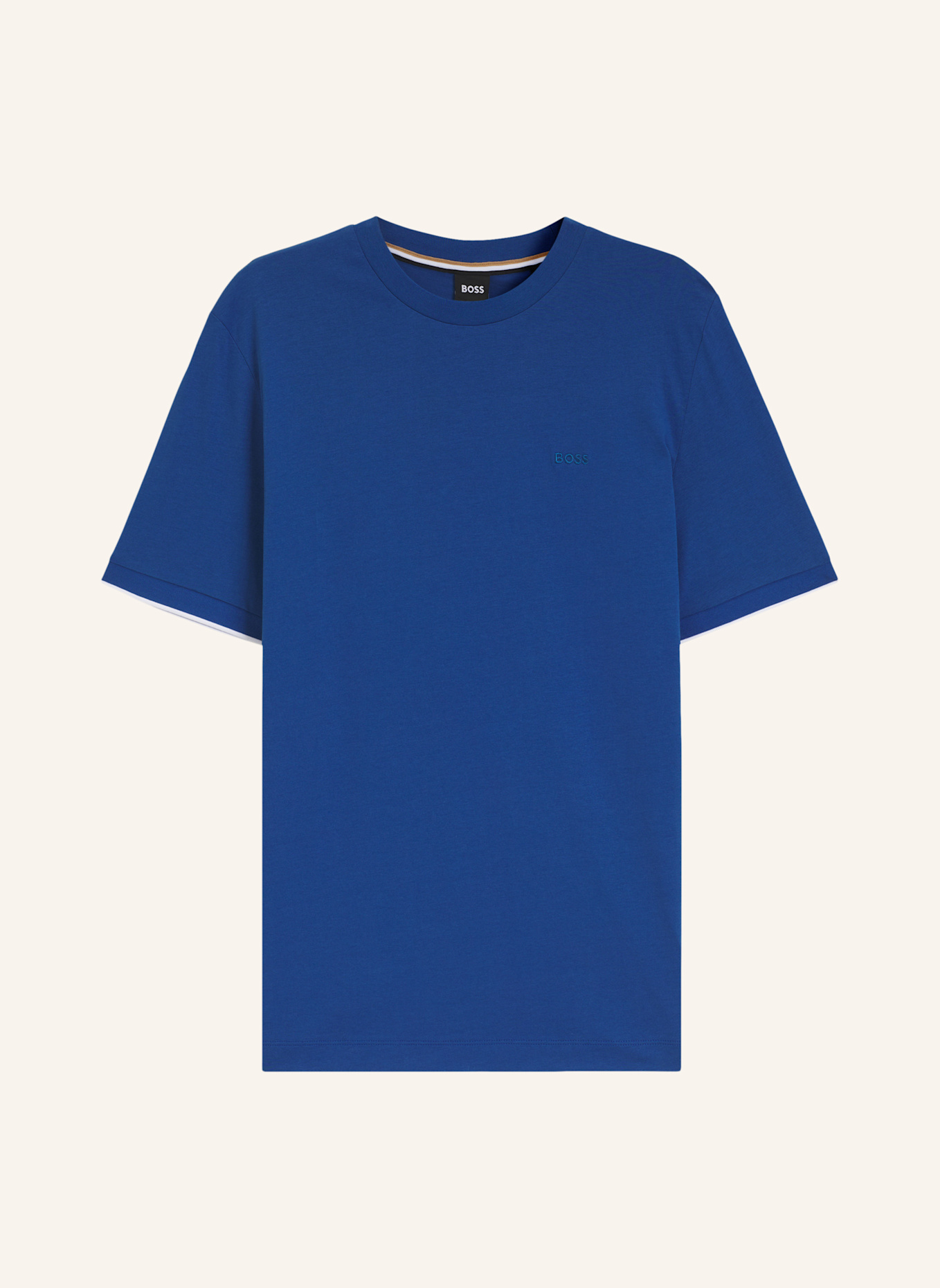BOSS T-Shirt THOMPSON 250_IN Regular Fit: BLAU