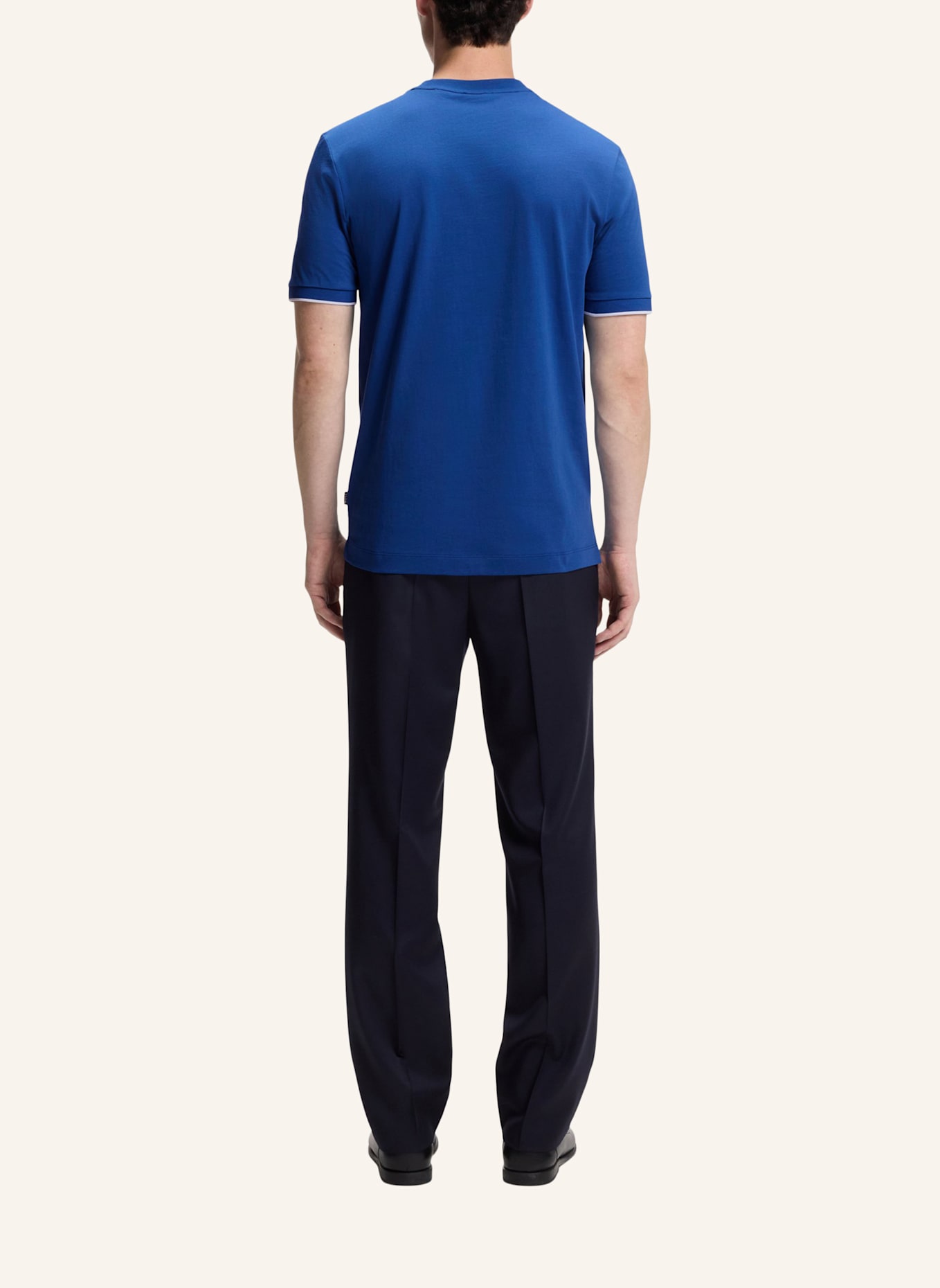 BOSS T-Shirt THOMPSON 250_IN Regular Fit: BLAU
