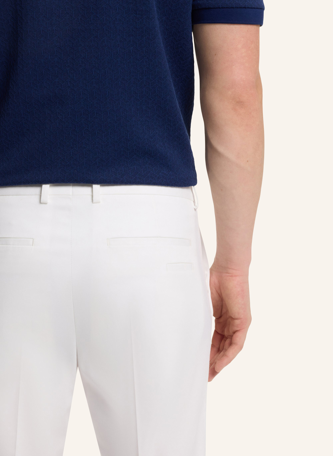 BOSS Business Hose L-KAITON1L-253 Slim Fit: WEISS