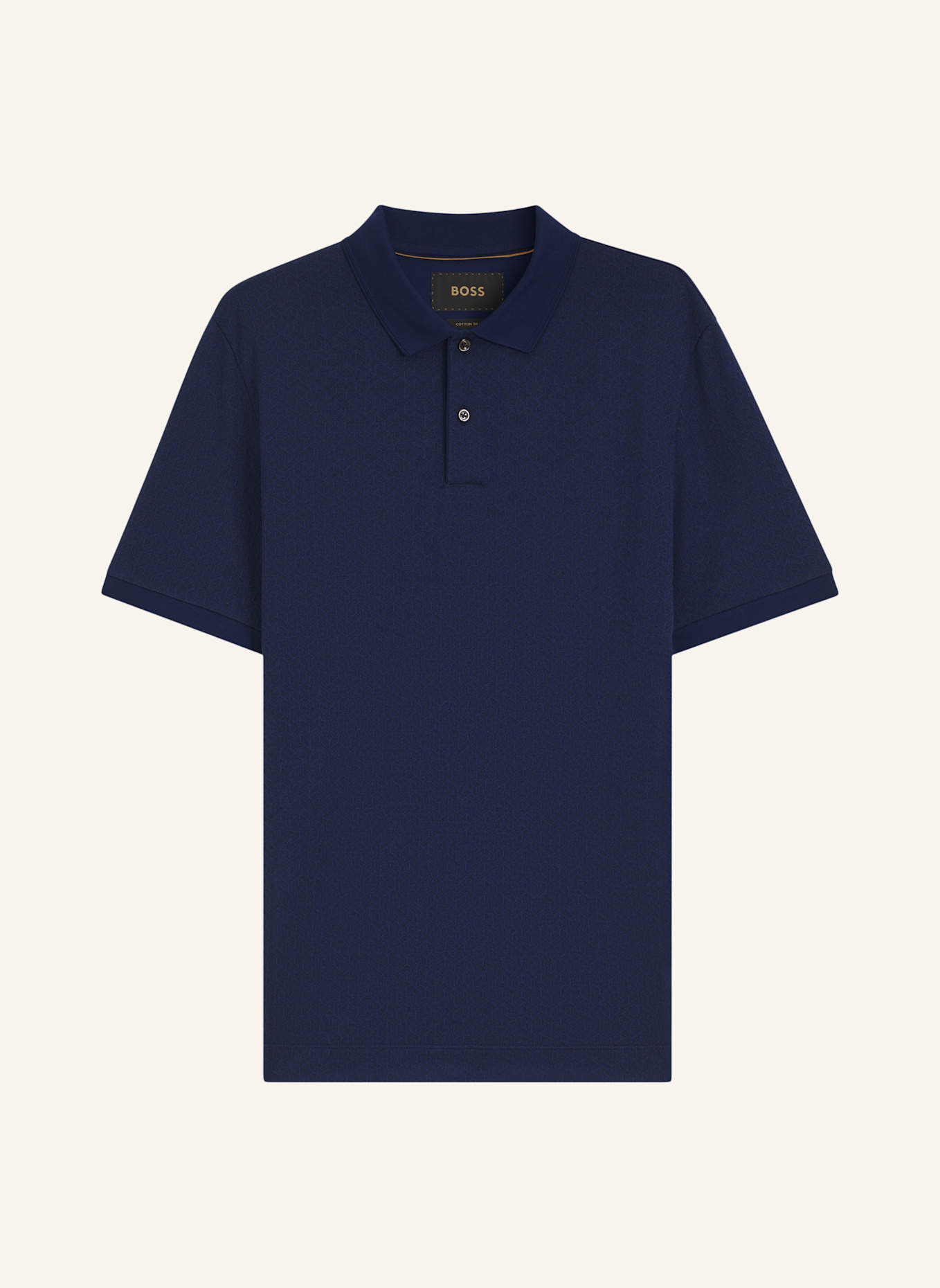 BOSS Poloshirt L-PERRY 141 Regular Fit: BLAU