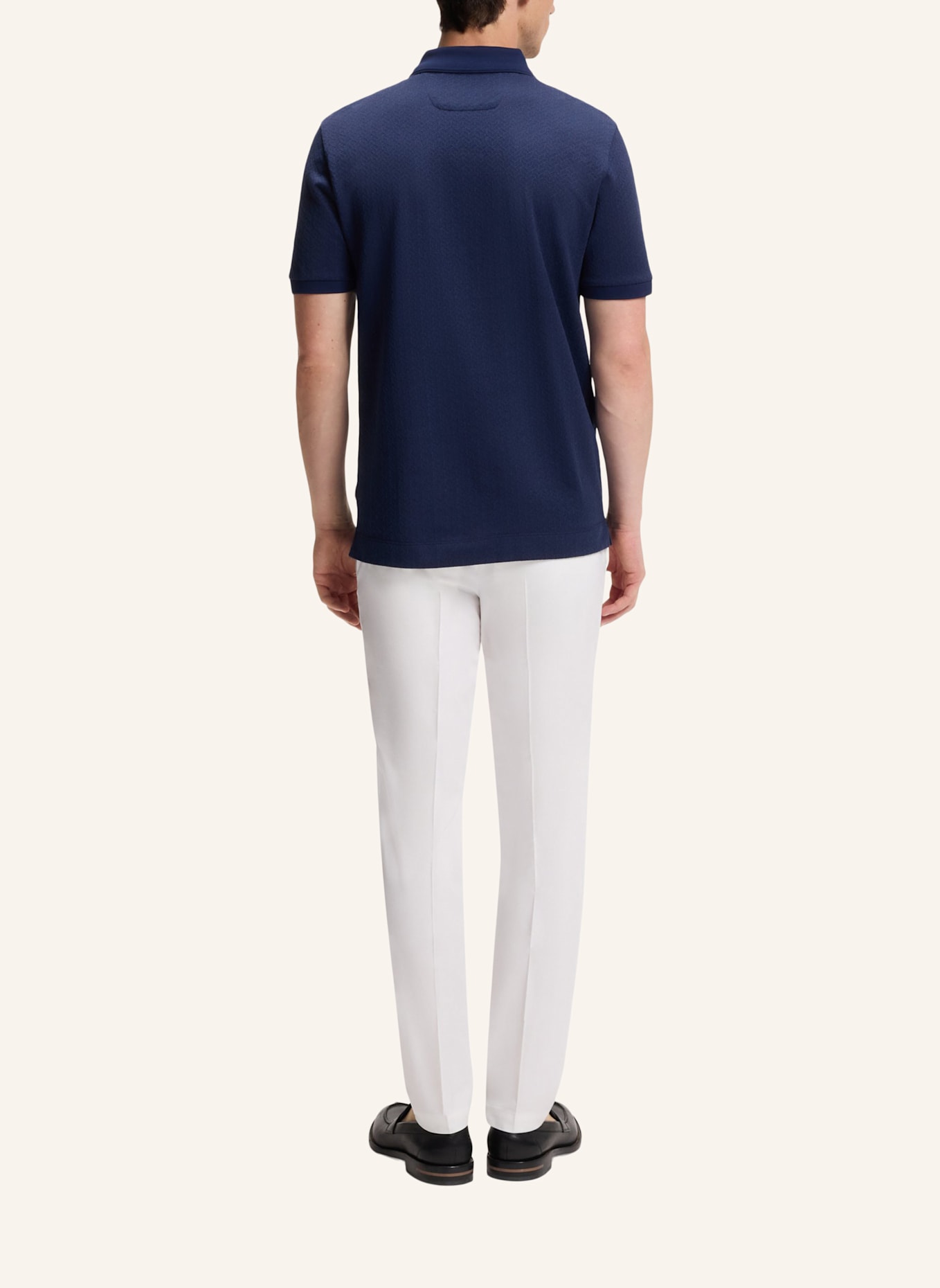 BOSS Poloshirt L-PERRY 141 Regular Fit: BLAU