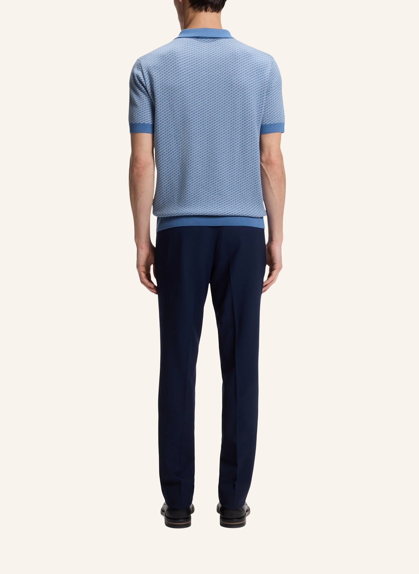 BOSS Pullover L-LOMATO Regular Fit: BLAU