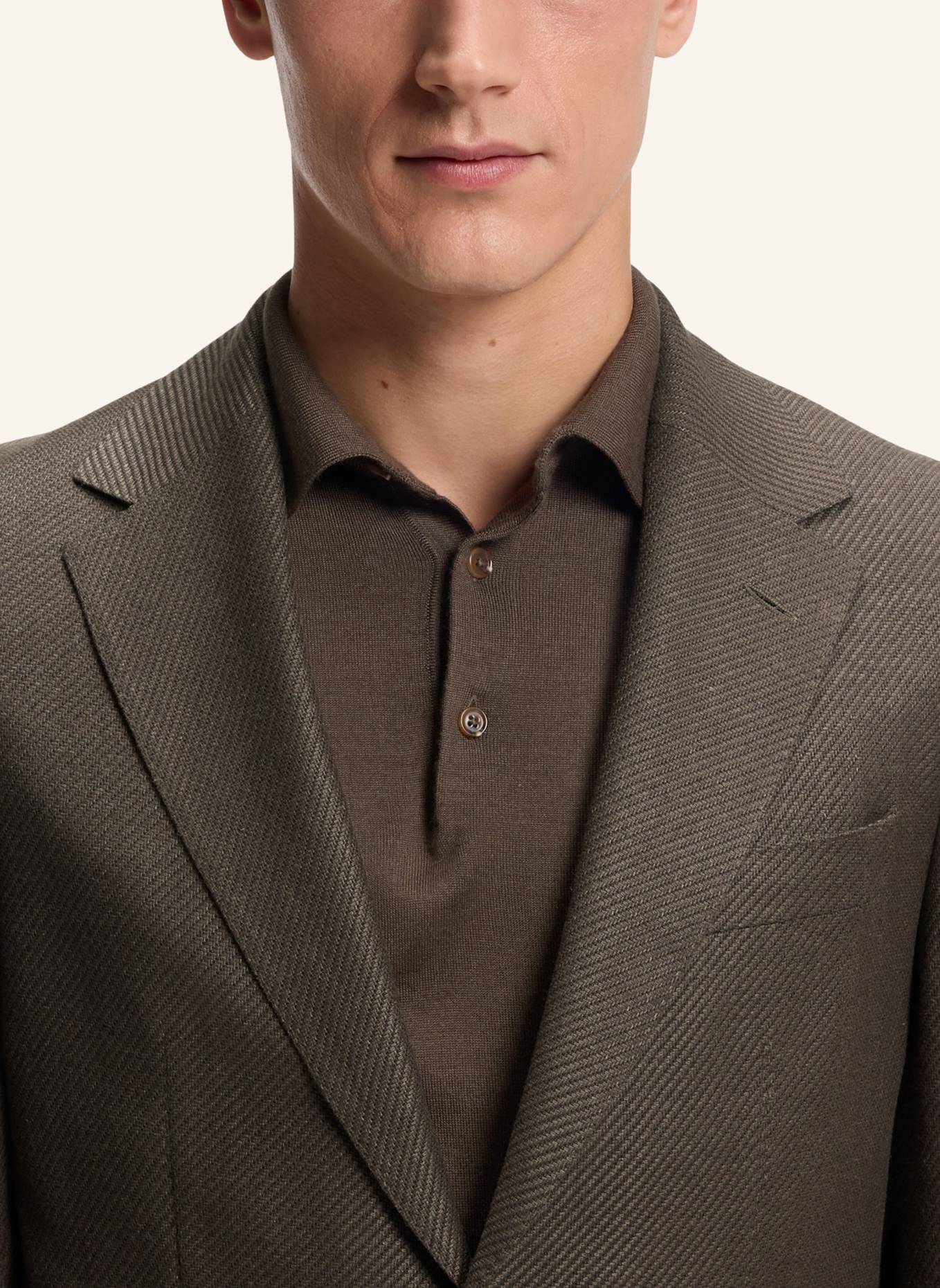 BOSS Blazer L-JEFF-FP-253 Regular Fit: BRAUN