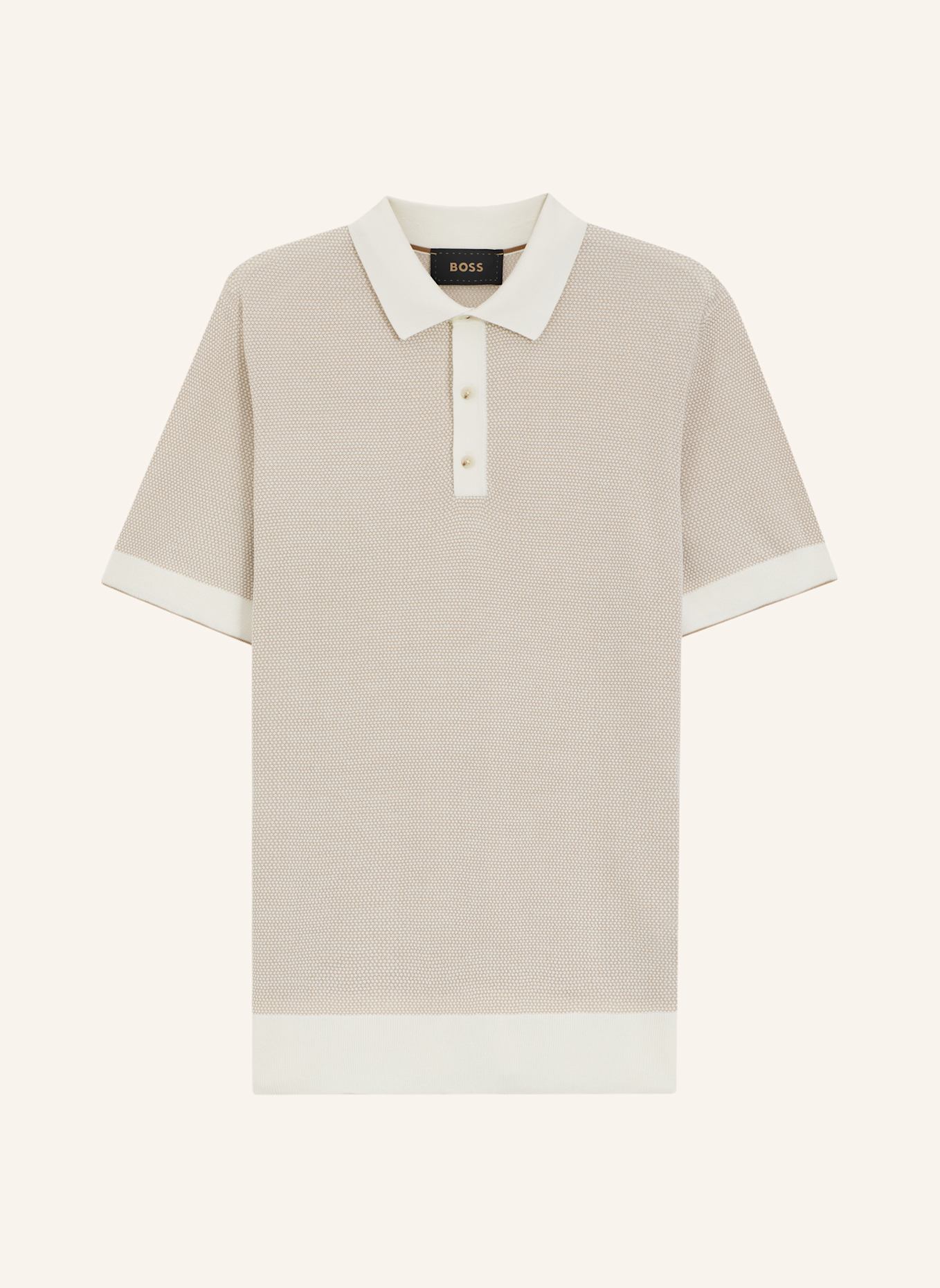 BOSS Pullover L-NALDO Regular Fit: WEISS
