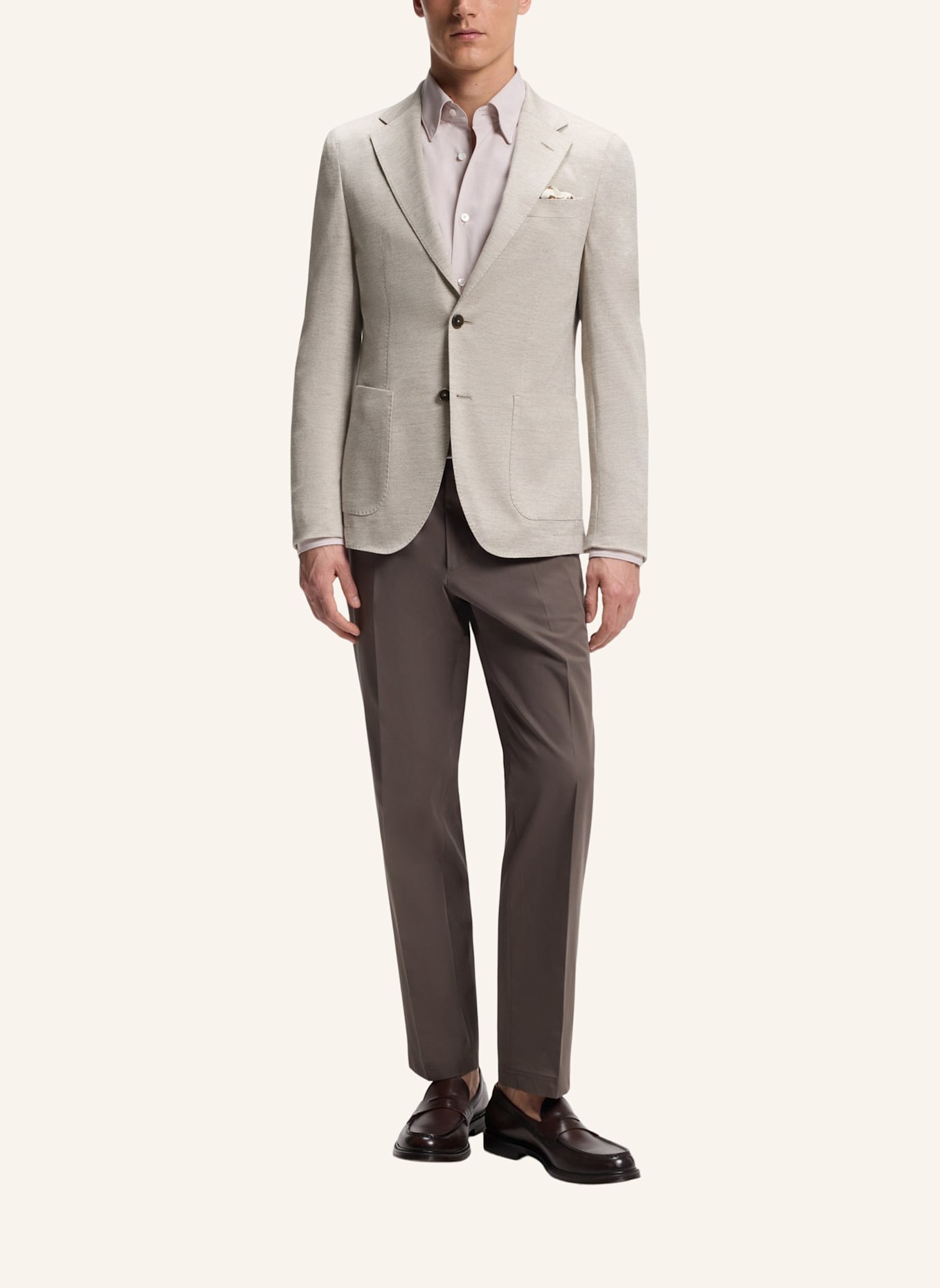BOSS Blazer L-HESTON-J-2PP-263 Slim Fit: BEIGE
