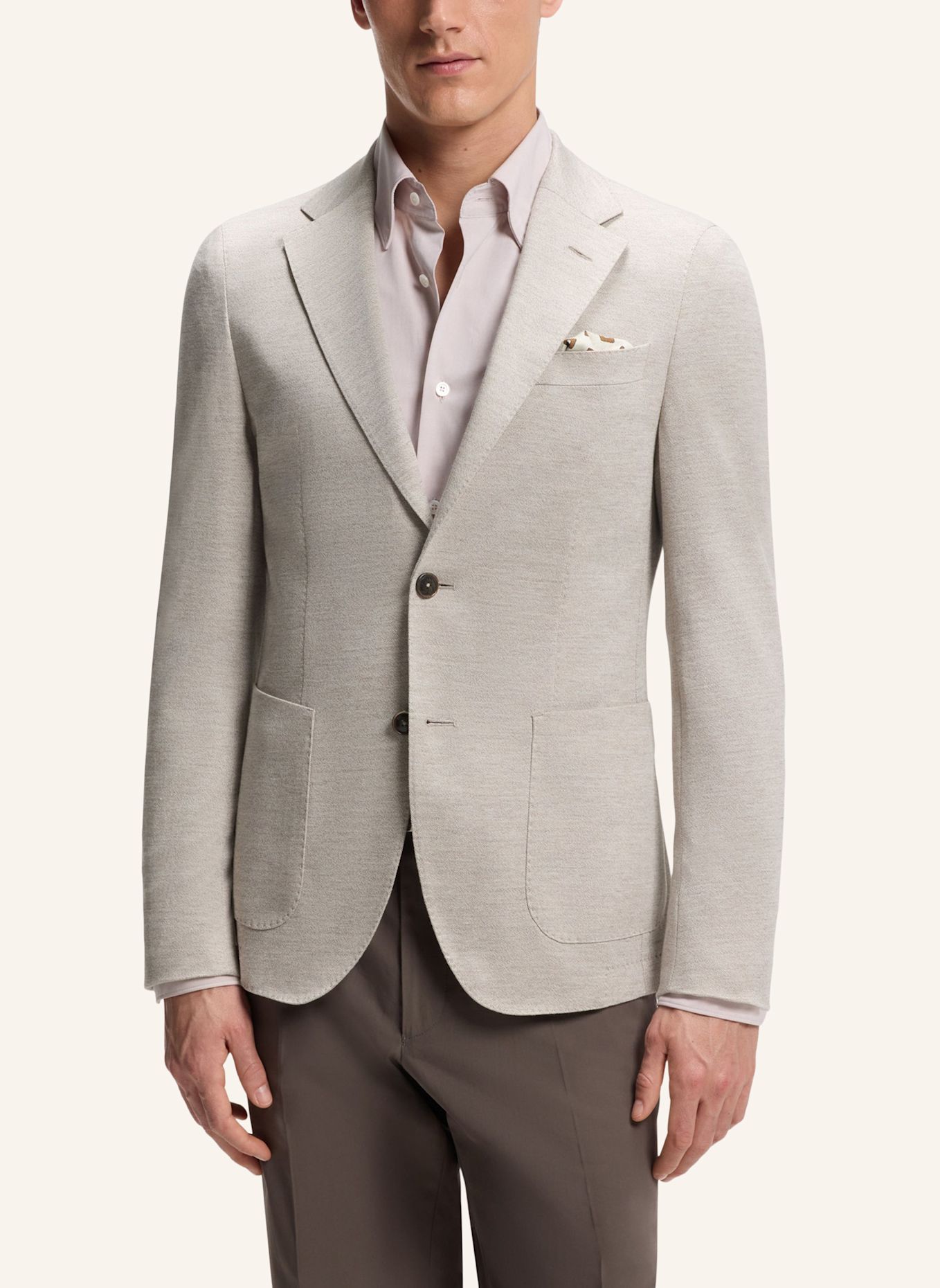 BOSS Sakko L-HESTON-J-2PP-263 Slim Fit: BEIGE