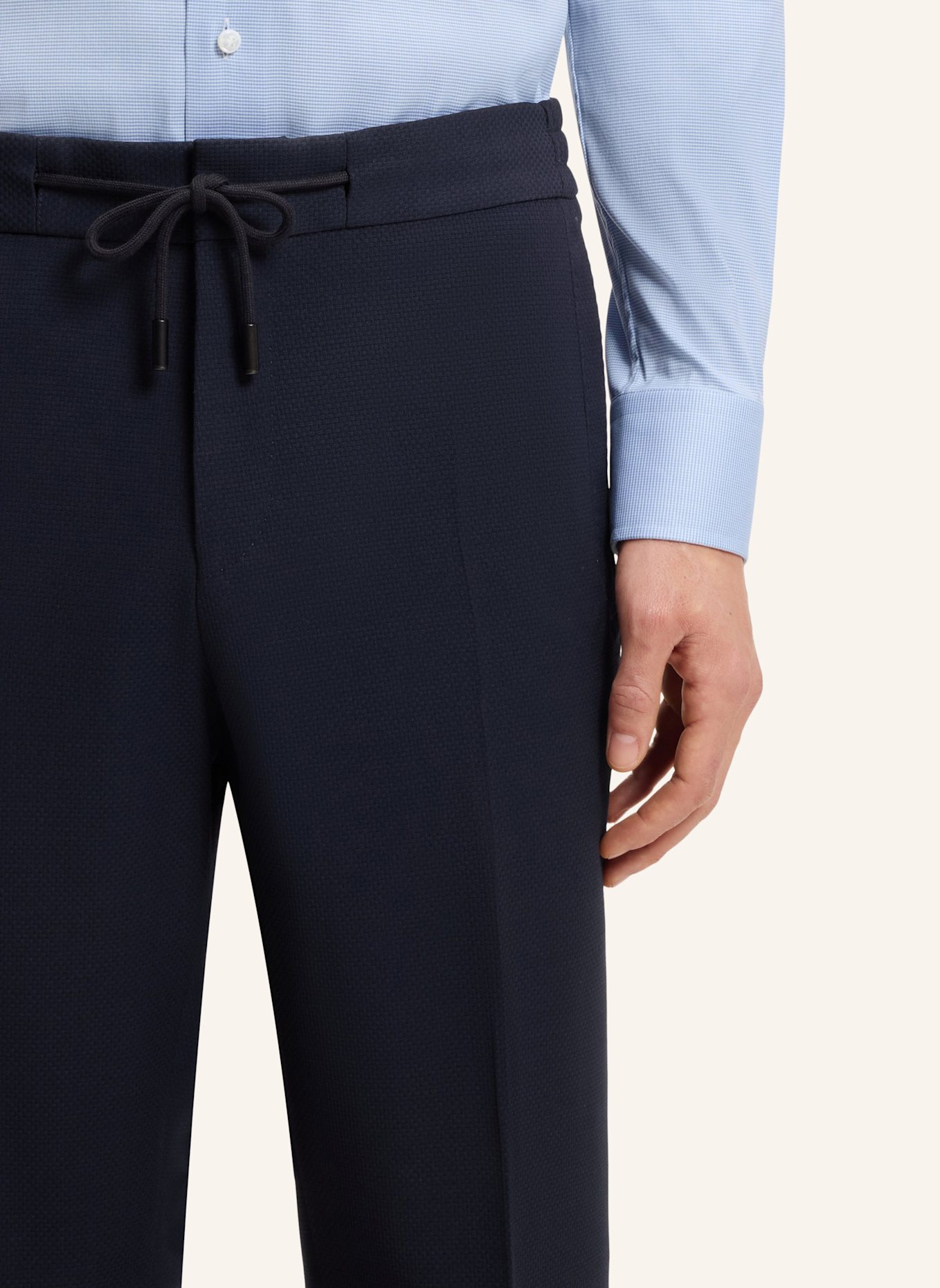 BOSS Business Hose L-GEE-DS-LP-253 Slim Fit: DUNKELBLAU