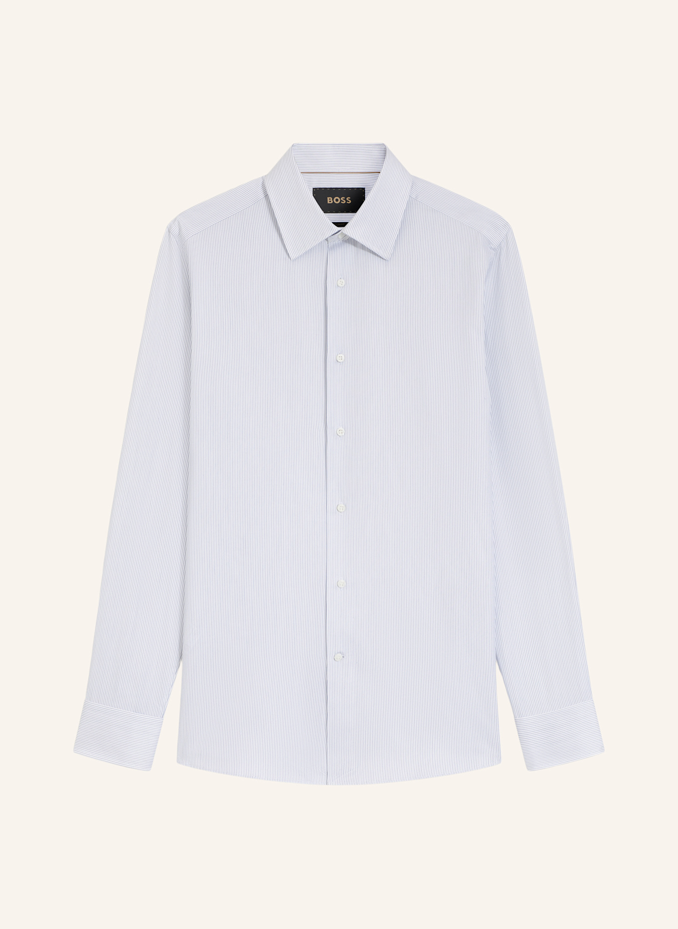 BOSS Business Hemd L-HAYS-KENT-C1-243 Slim Fit: DUNKELBLAU