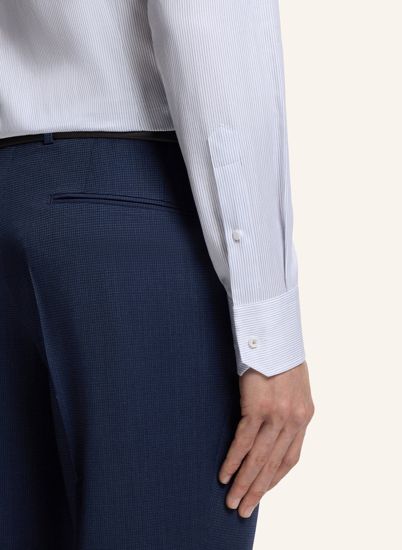 BOSS Business Hemd L-HAYS-KENT-C1-243 Slim Fit: DUNKELBLAU