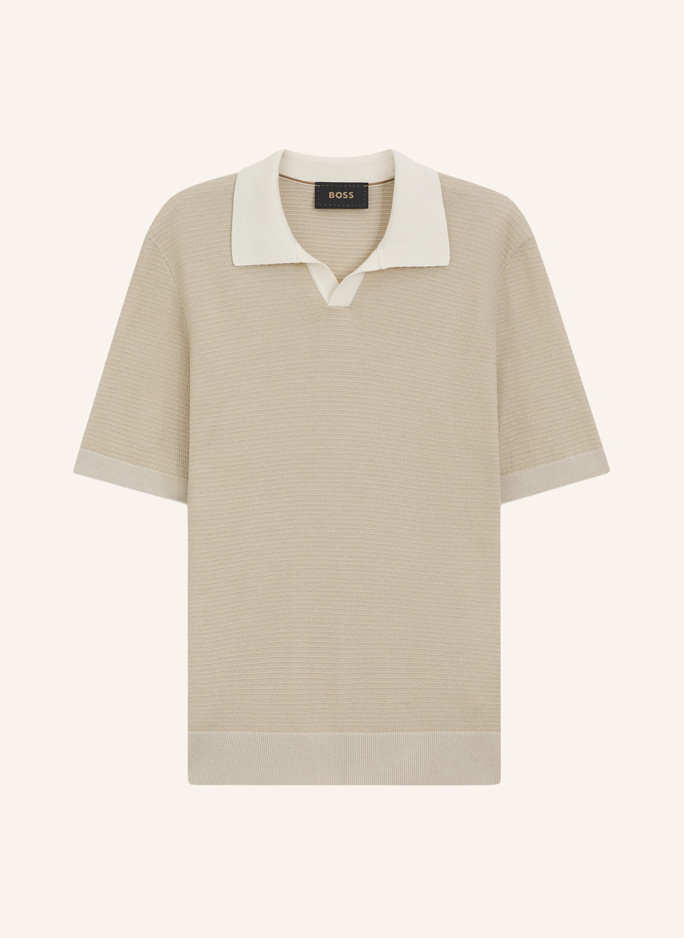 BOSS Pullover L-LANOSO Regular Fit: BEIGE
