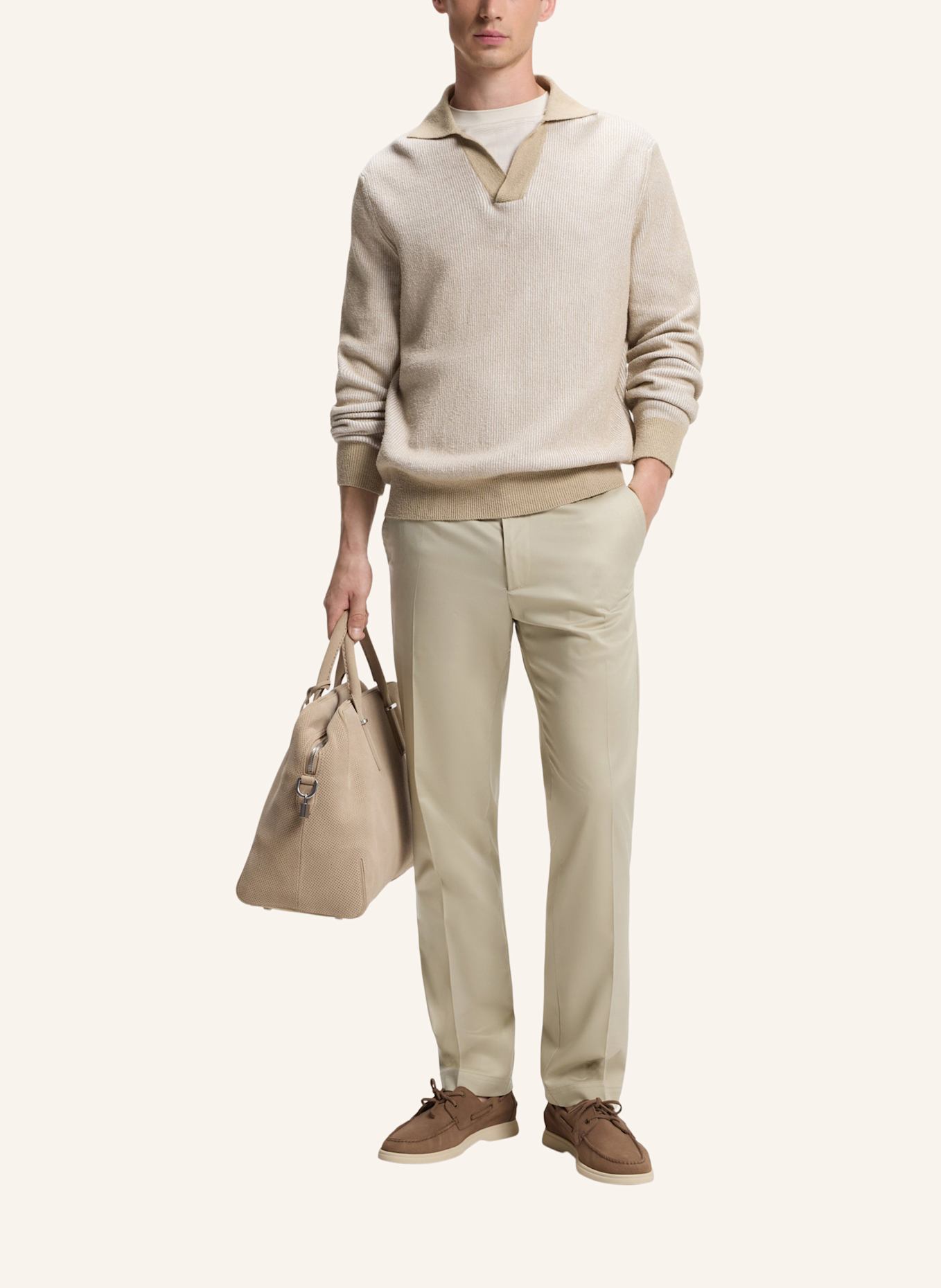 BOSS Casual Hose C-KENT Straight Fit: BEIGE