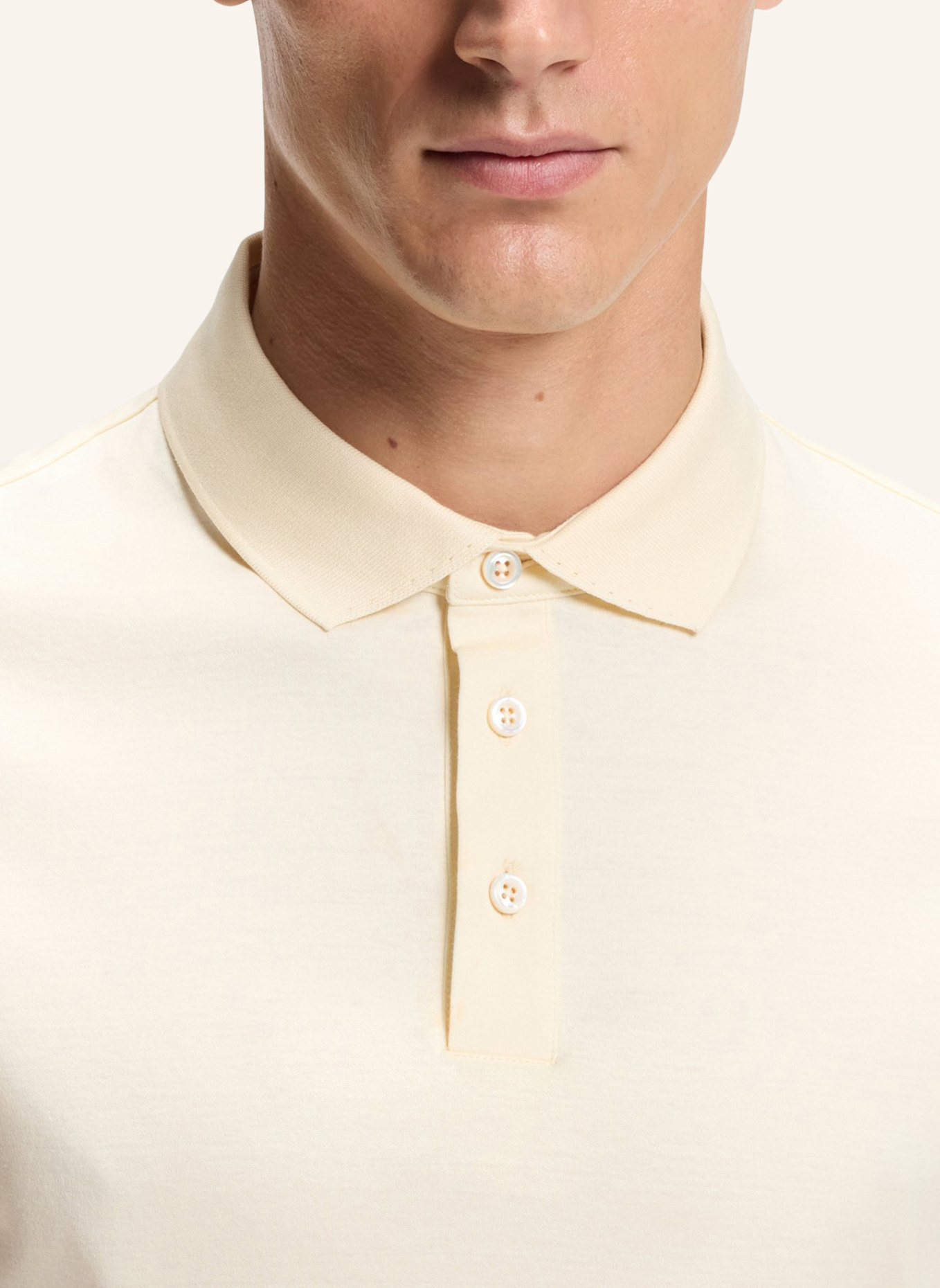 BOSS Poloshirt L-PERRY 14 Regular Fit: HELLGELB