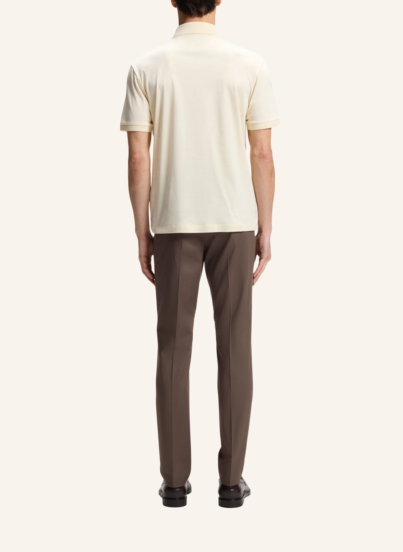 BOSS Poloshirt L-PERRY 14 Regular Fit: HELLGELB