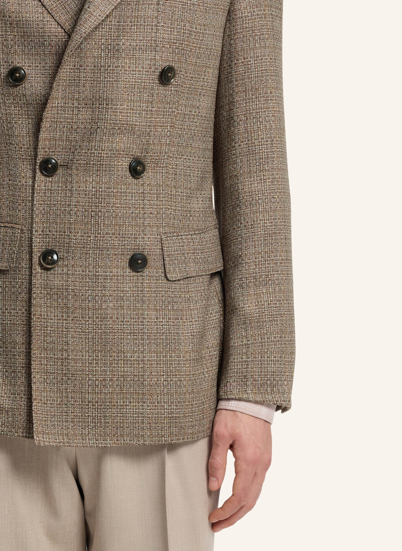 BOSS Blazer L-JEFF-DB-HL-262 Regular Fit: BRAUN
