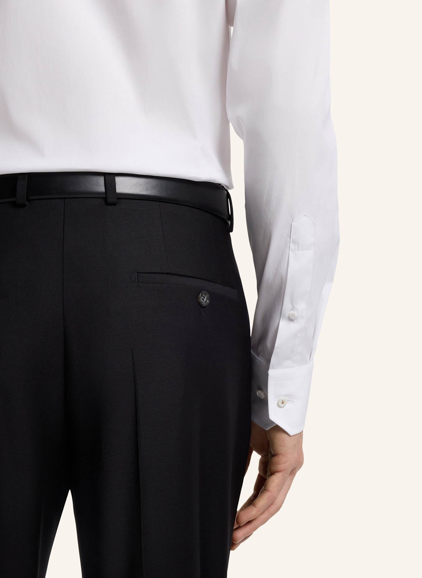 BOSS Business Hemd L-HAYS-KENT-C1-243 Slim Fit: WEISS