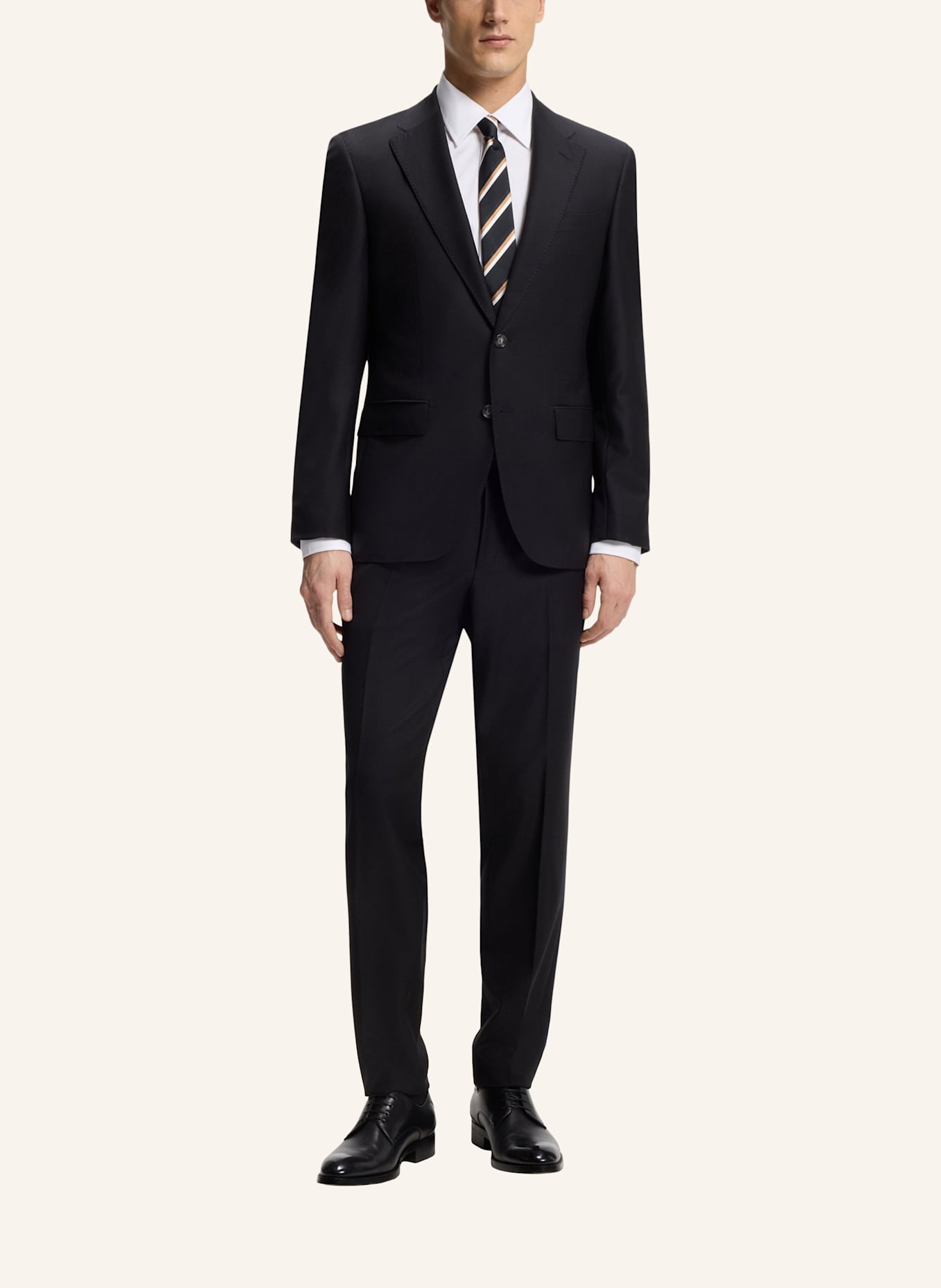 BOSS Business Hemd L-HAYS-KENT-C1-243 Slim Fit: WEISS