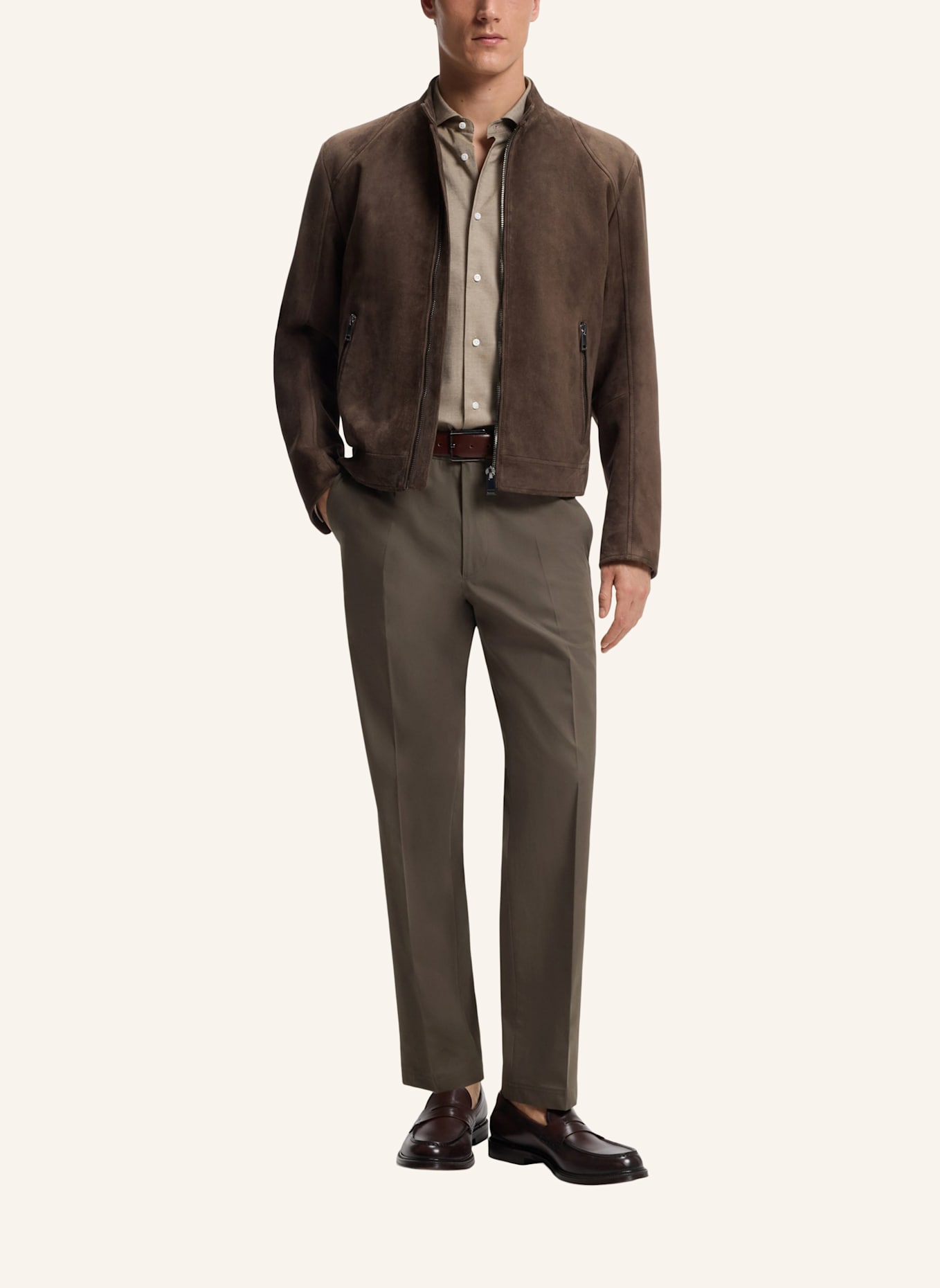 BOSS Business Hose L-KENTL-263 Straight Fit: BRAUN