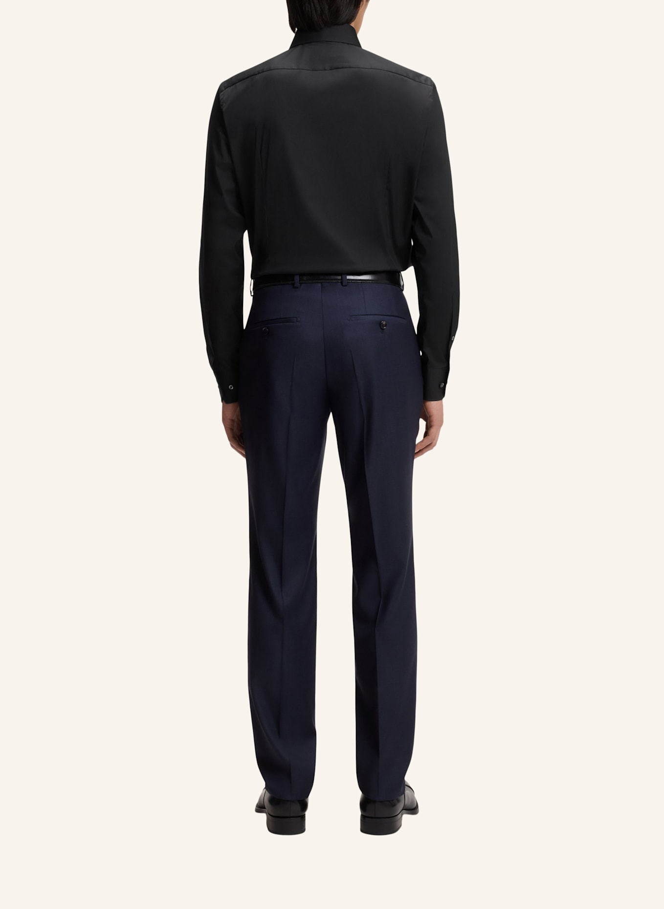 BOSS Business Hemd L-HAYS-KENT-C1-243 Slim Fit: SCHWARZ