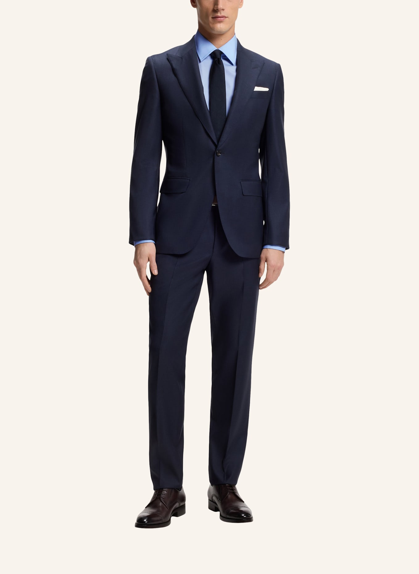 BOSS Business Hemd L-HAYS-KENT-C1-243 Slim Fit: HELLBLAU
