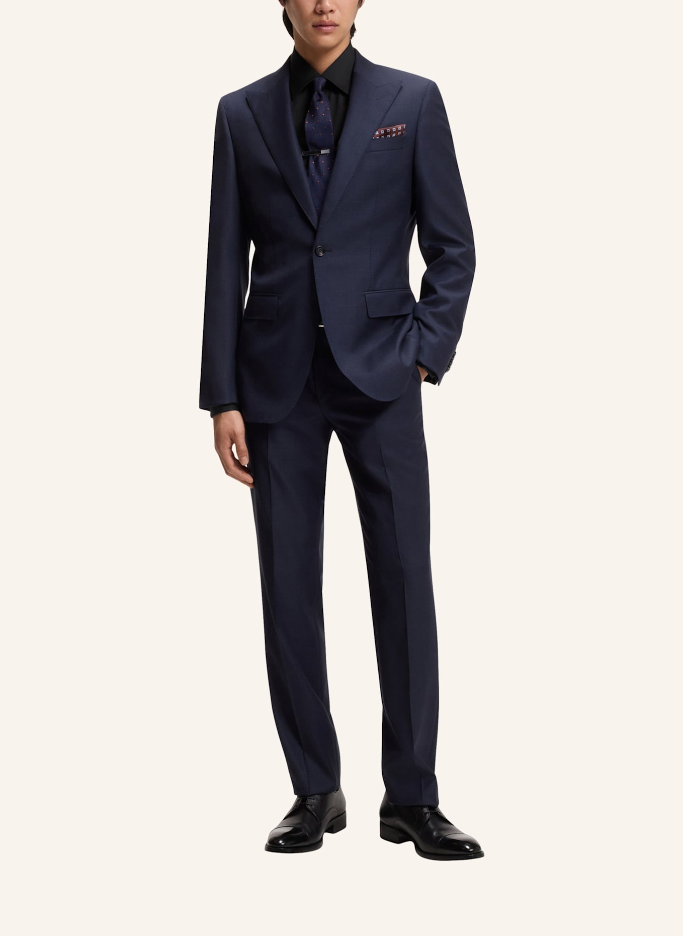 BOSS Business Hemd L-HAYS-KENT-C1-243 Slim Fit: SCHWARZ