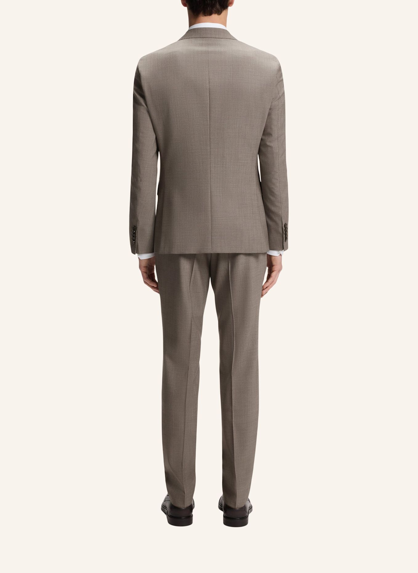 BOSS Anzug L-HARVERS-2PCS-241 Slim Fit: BRAUN