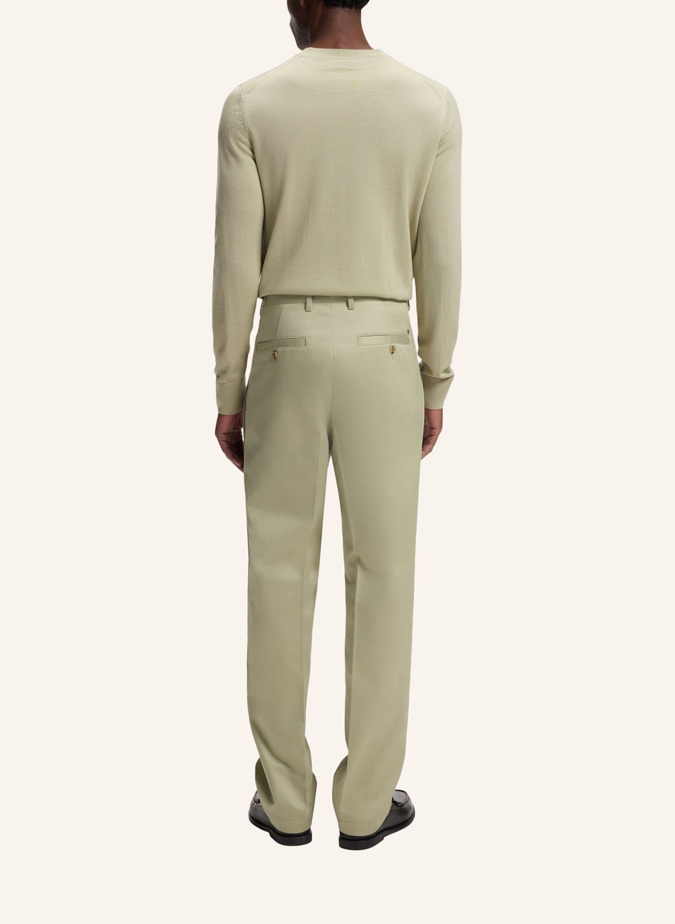 BOSS Anzughose C-KAI-DPL Relaxed Fit: KHAKI