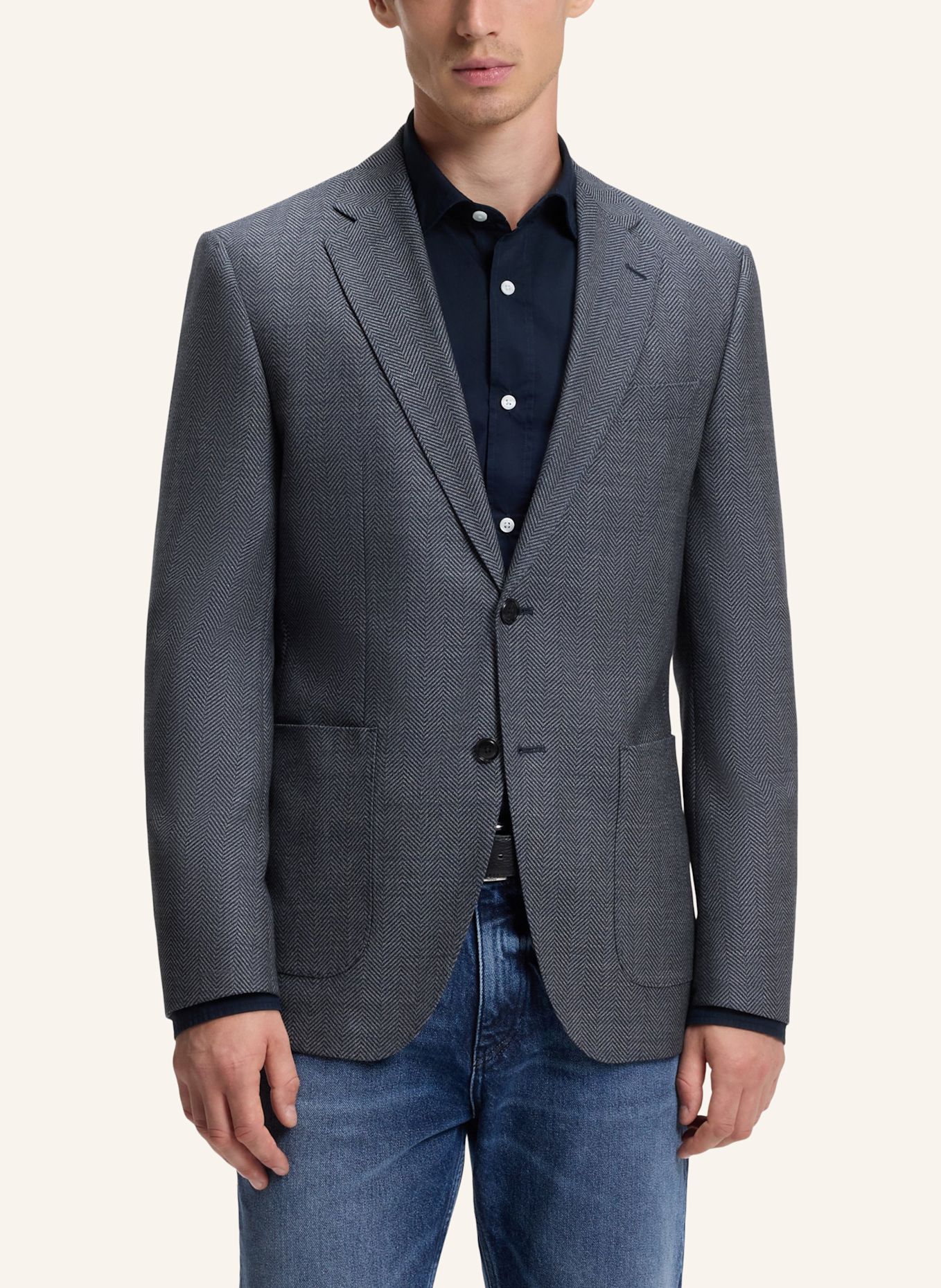 BOSS Sakko H-JANSON-263 Regular Fit: DUNKELBLAU