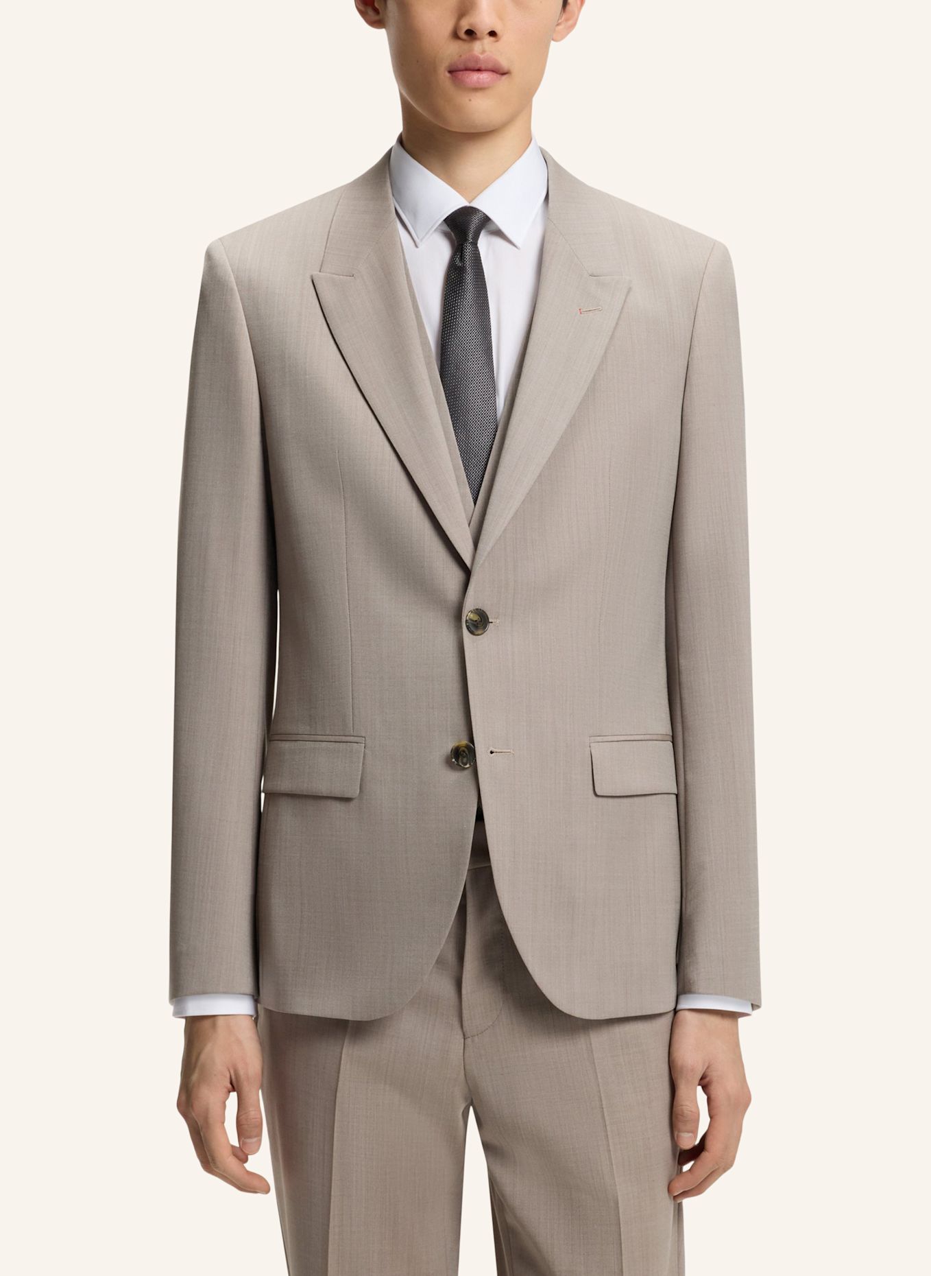 HUGO Anzug HENRY/GETLIN242V2X Slim Fit: BEIGE