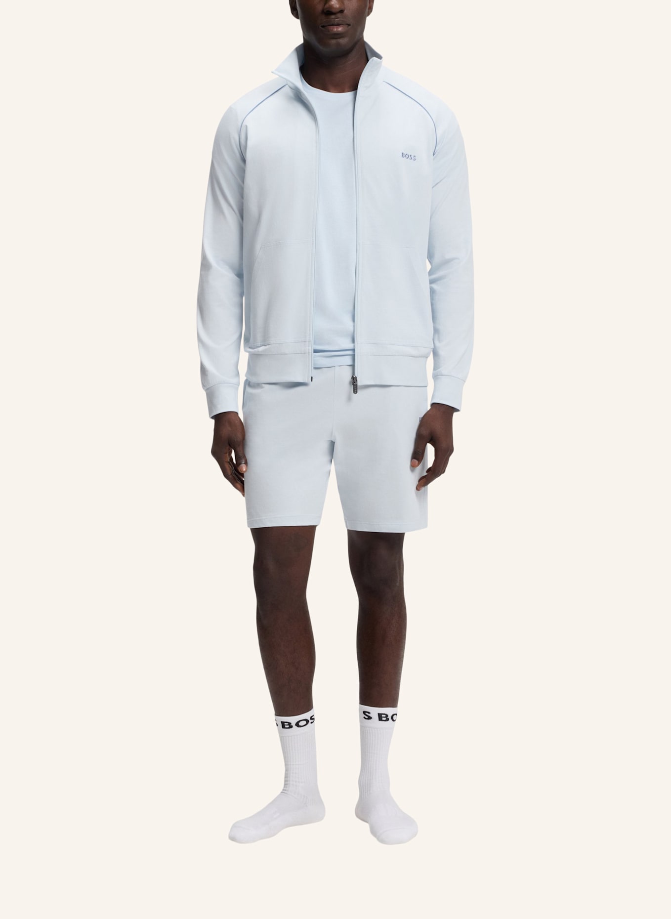 BOSS Loungewear Jacke MIX&MATCH JACKET Z Regular Fit