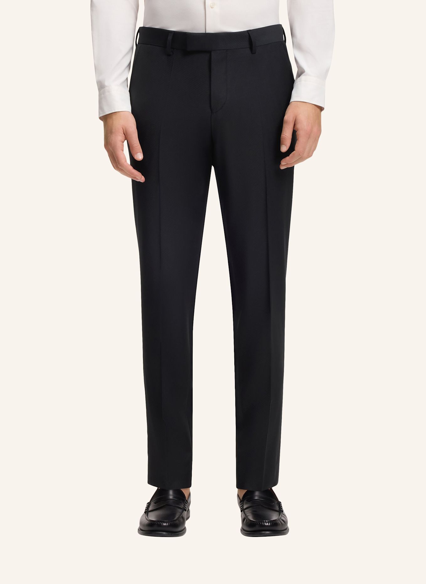 BOSS Businesshose H-GEORGE-263 Slim Fit: DUNKELBLAU