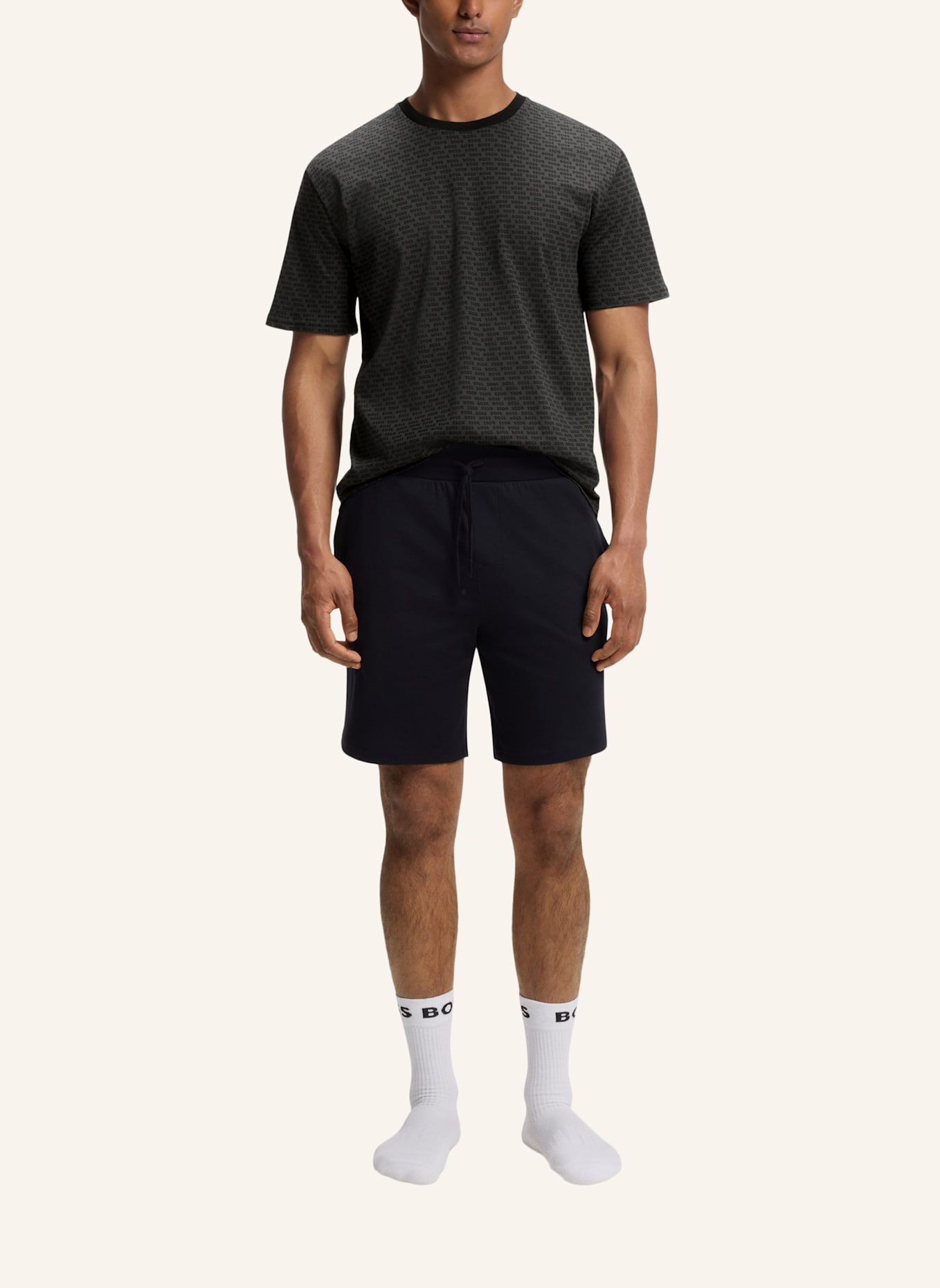 BOSS Pyjama-Set RELAX SHORT SET Regular Fit