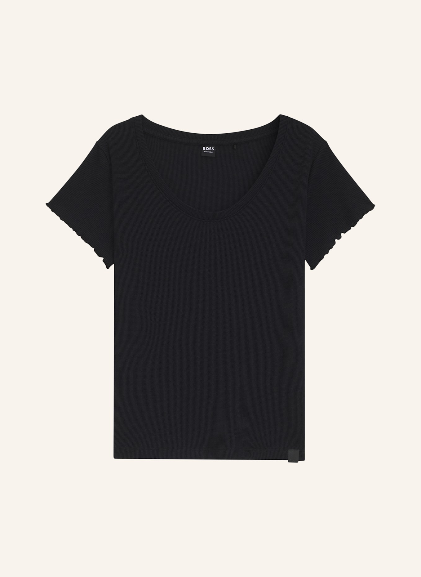 BOSS Pyjama-Oberteil COSY WAFFLE_T-SHIRT