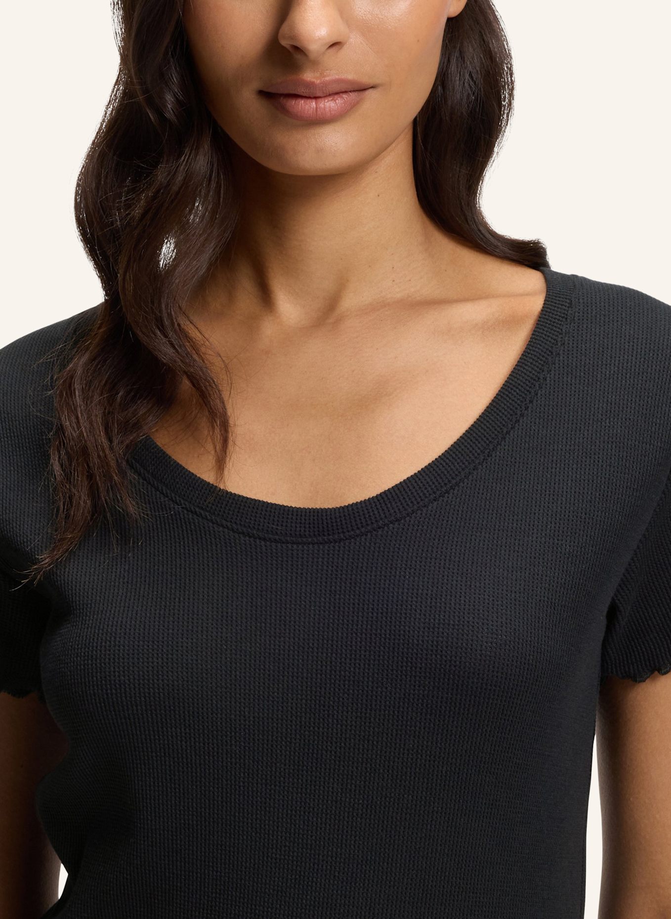 BOSS Pyjama-Oberteil COSY WAFFLE_T-SHIRT