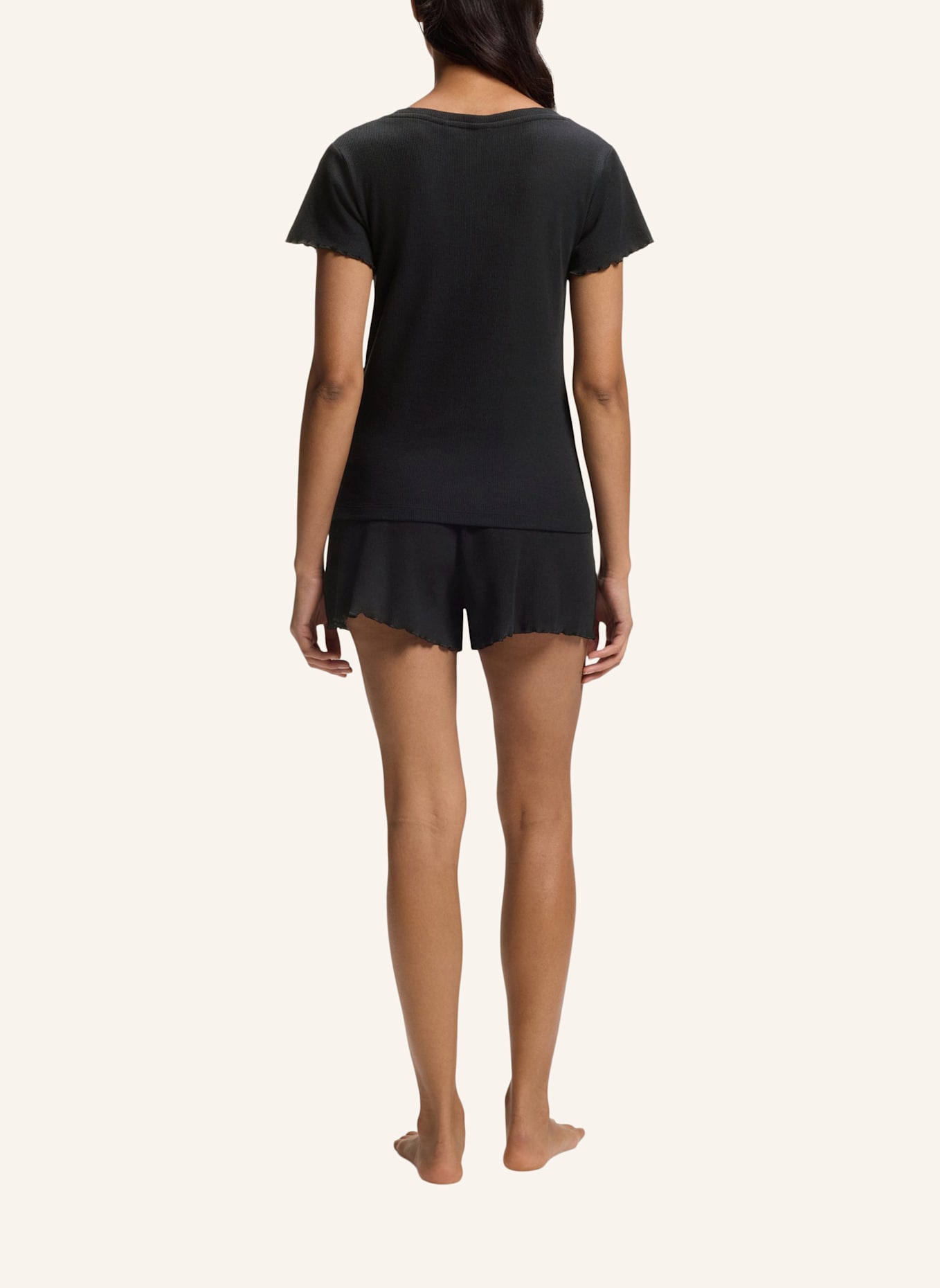 BOSS Pyjama-Oberteil COSY WAFFLE_T-SHIRT