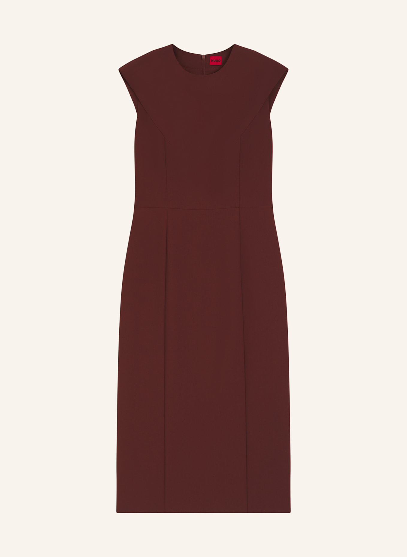 HUGO Business Kleid KATANIA Slim Fit: BRAUN
