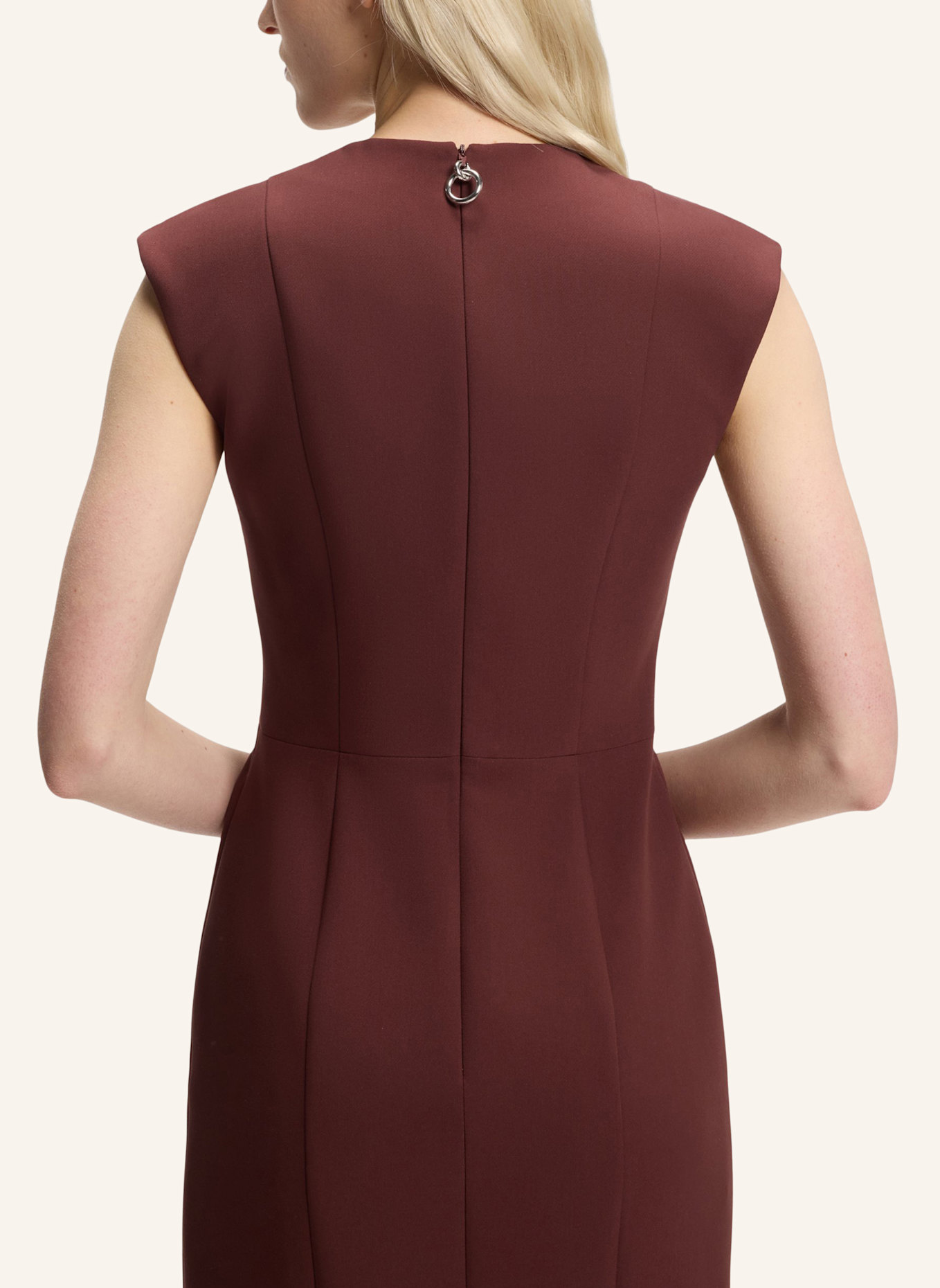 HUGO Business Kleid KATANIA Slim Fit: BRAUN