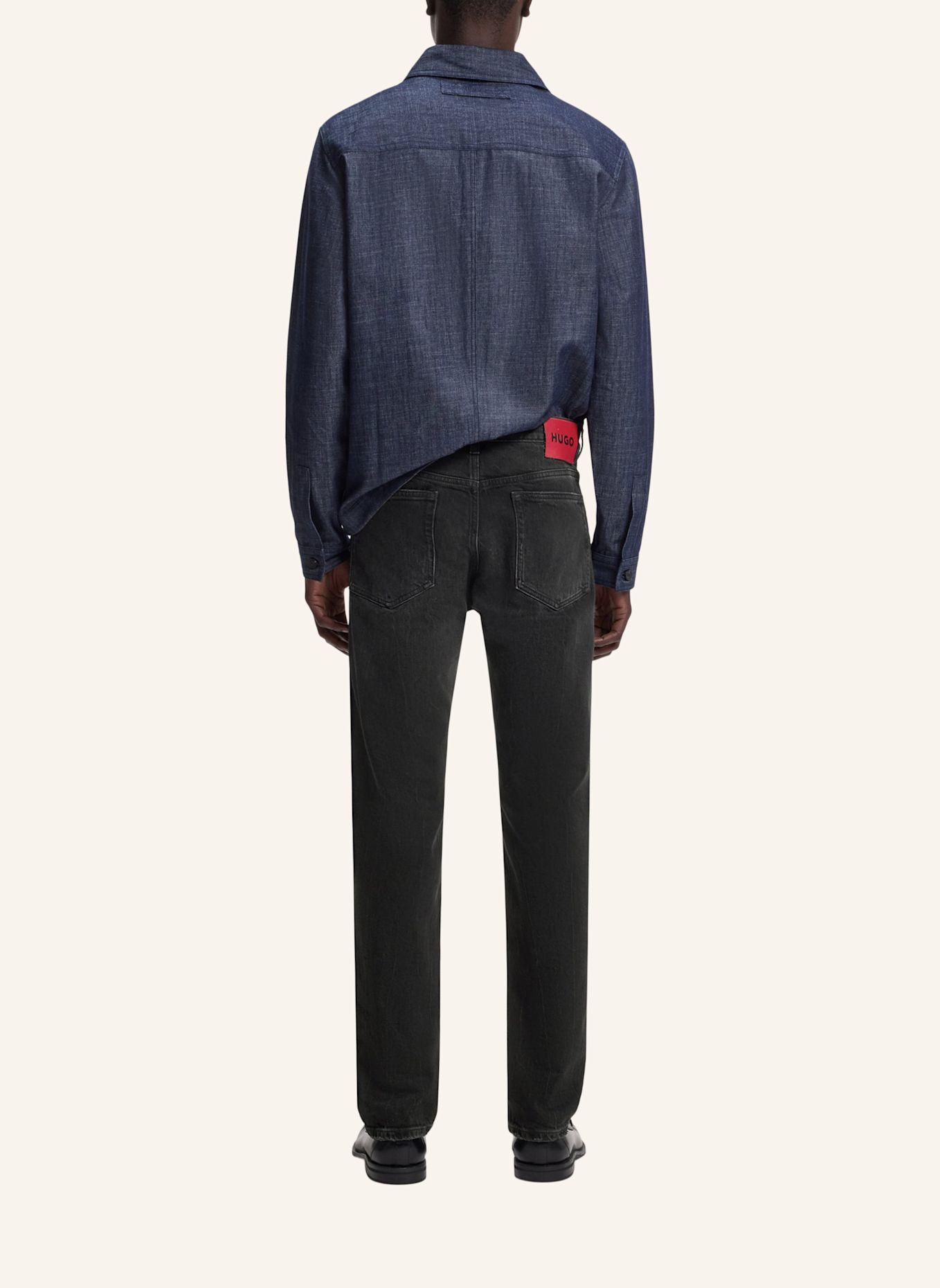 HUGO Jeans HUGO 708 Slim Fit: SCHWARZ